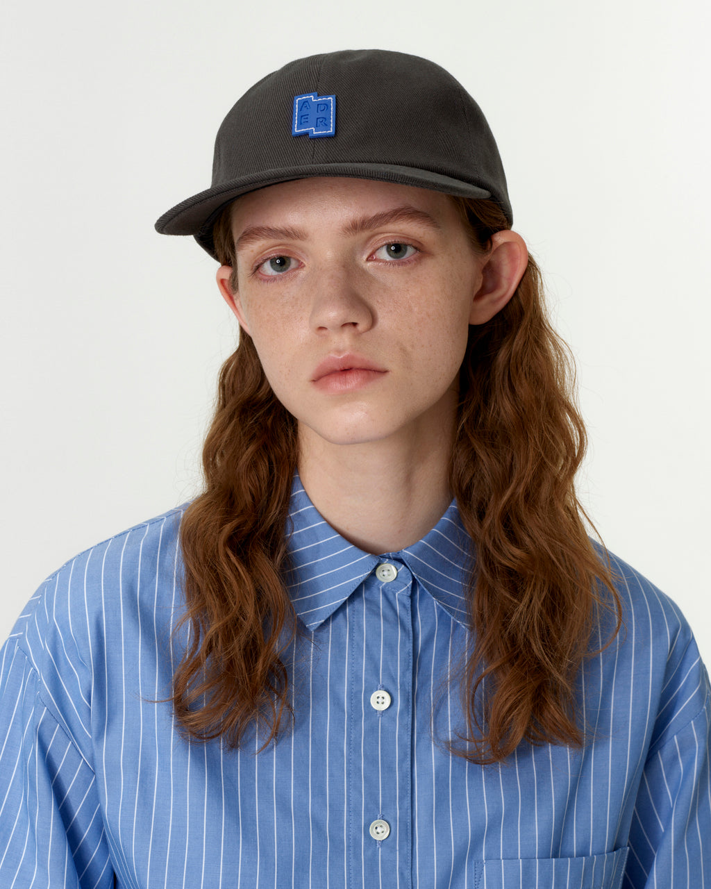 Ader Error - Sig; BL Tag cap 04 (Charcoal) product image 1 | TRAB K-Fashion Australia