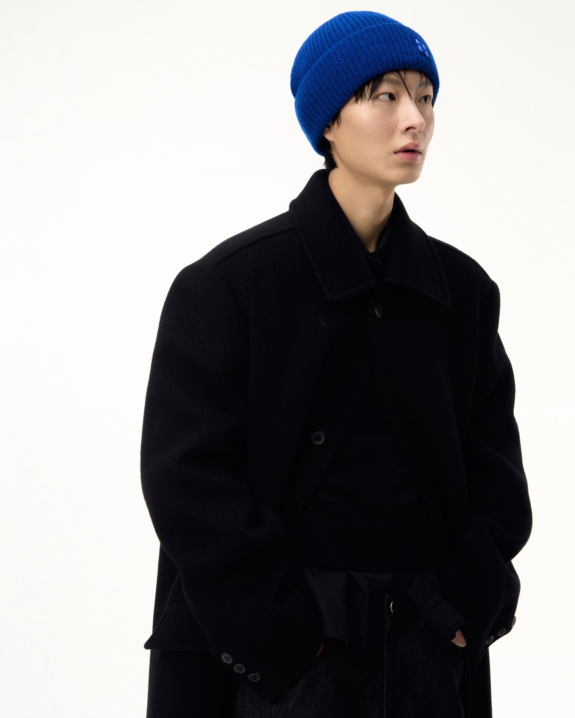 Ader Error - Sig; BL Tag beanie 01 (Z-Blue) product image 5 | TRAB K-Fashion Australia