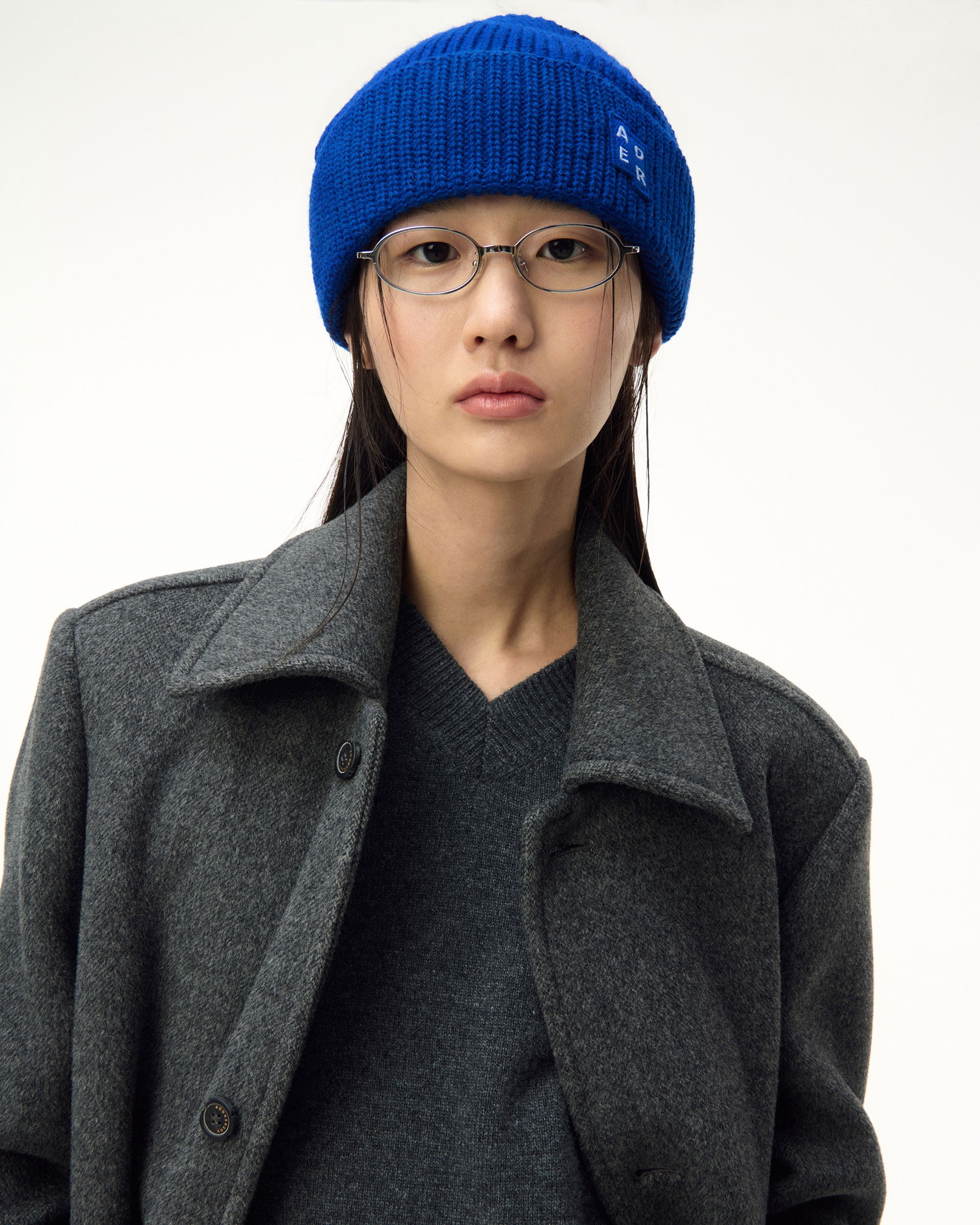 Ader Error - Sig; BL Tag beanie 01 (Z-Blue) product image 1 | TRAB K-Fashion Australia