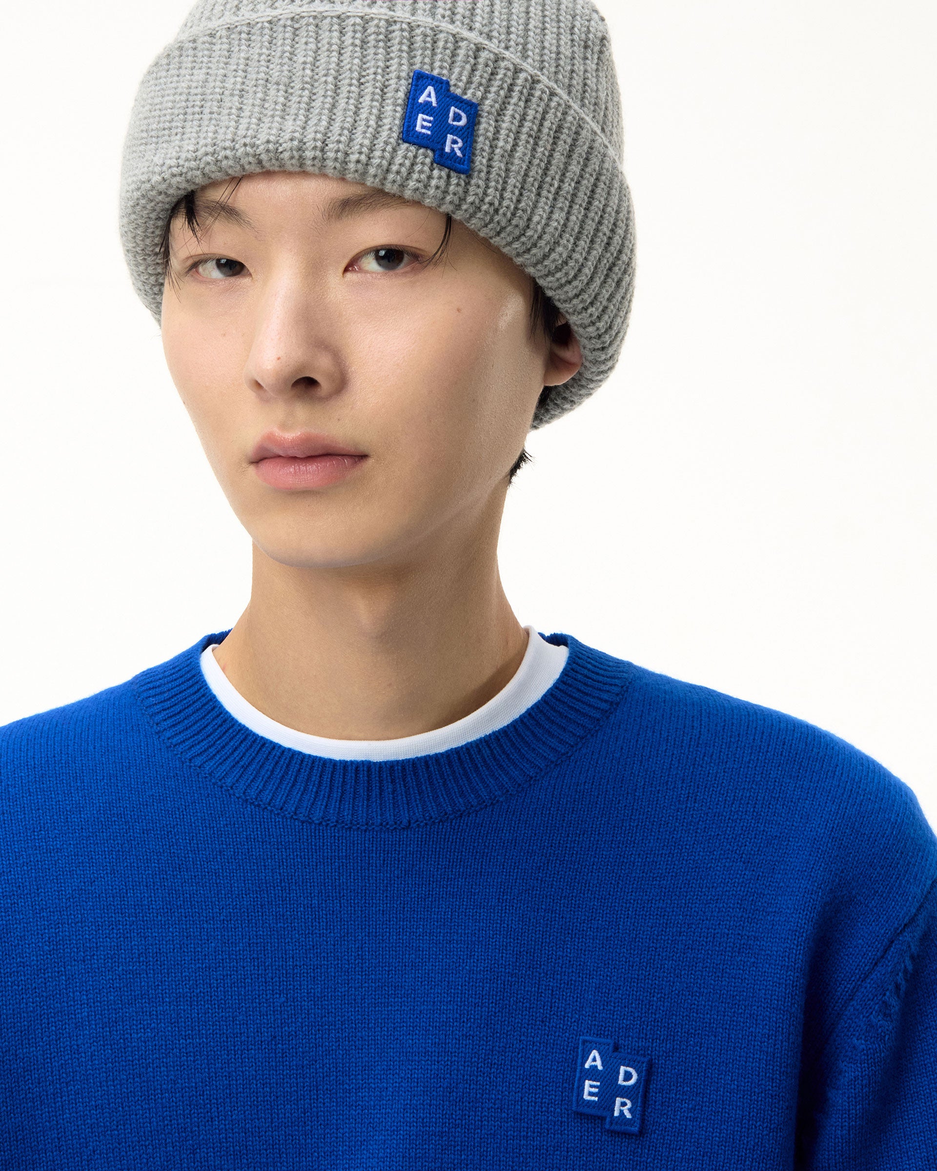 Ader Error - Sig; BL Tag beanie 01 (Grey) product image 4 | TRAB K-Fashion Australia