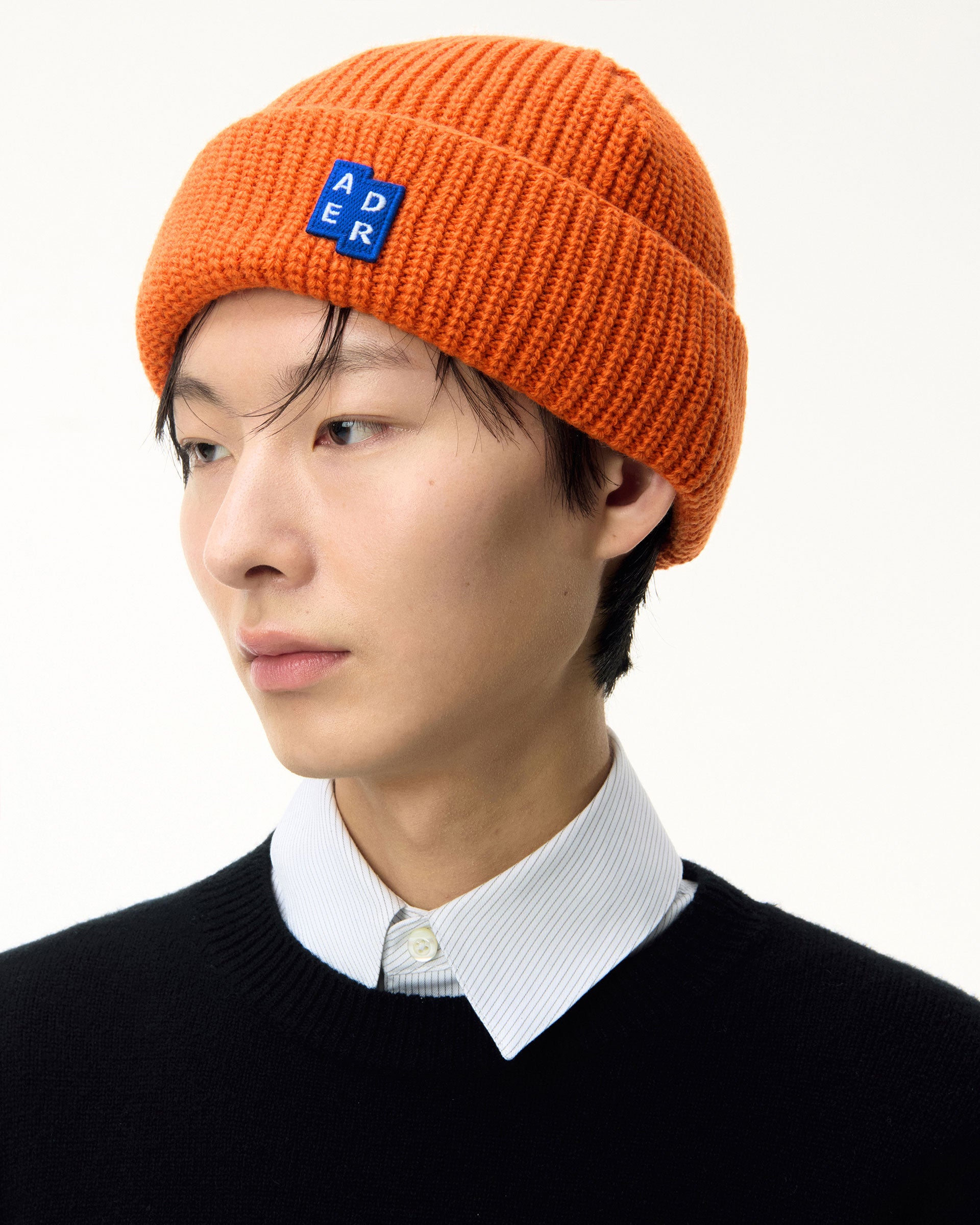 Ader Error - Sig; BL Tag beanie 01 (Orange) product image 4 | TRAB K-Fashion Australia