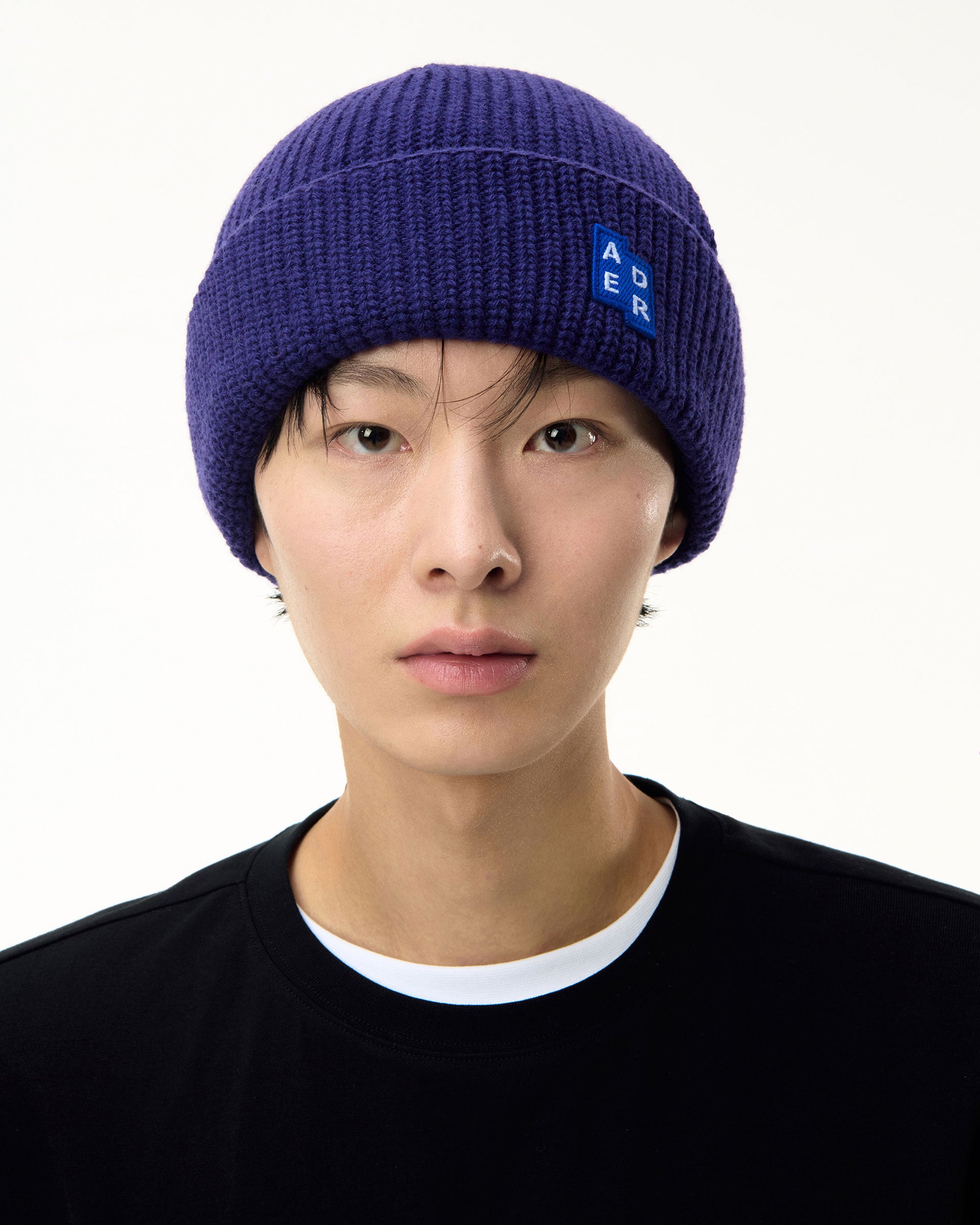 Ader Error - Sig; BL Tag beanie 01 (Purple) product image 5 | TRAB K-Fashion Australia