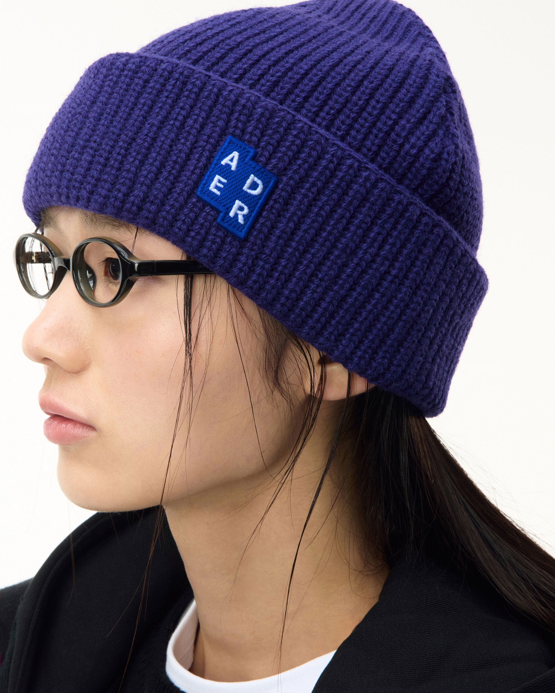 Ader Error - Sig; BL Tag beanie 01 (Purple) product image 1 | TRAB K-Fashion Australia