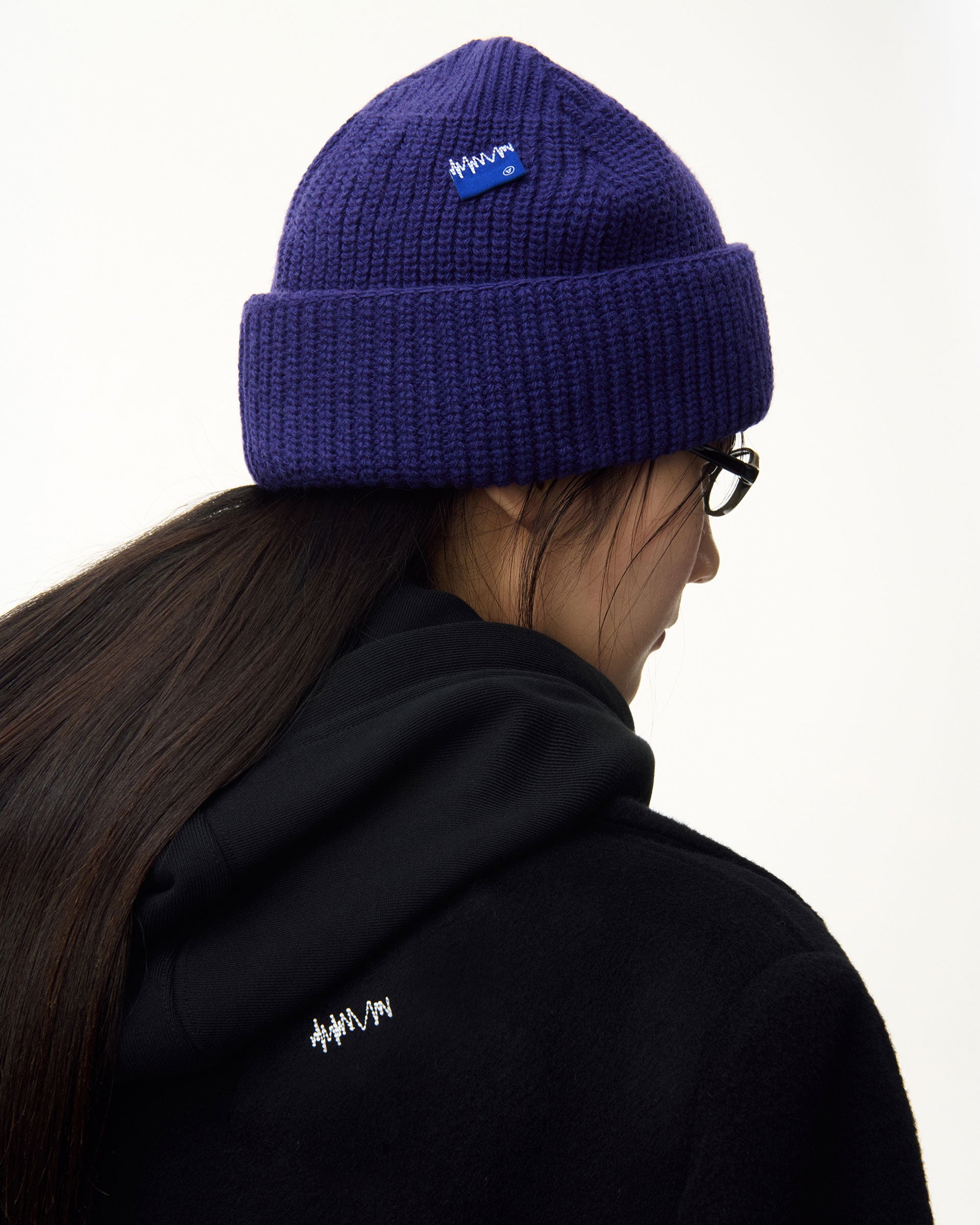Ader Error - Sig; BL Tag beanie 01 (Purple) product image 2 | TRAB K-Fashion Australia