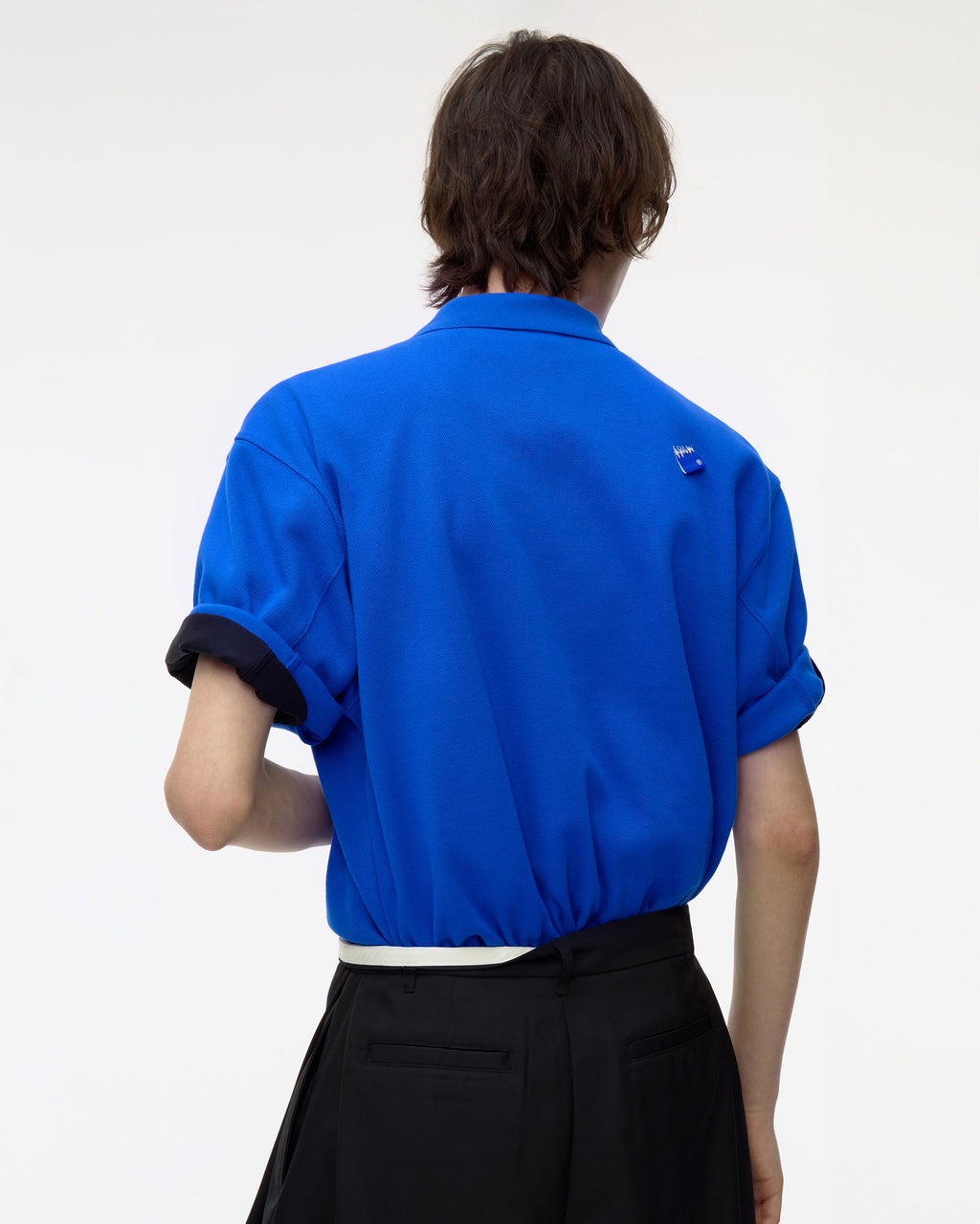 Ader Error - Sig; BL Tag polo t-shirt 01 (Z-Blue) product image 12 | TRAB K-Fashion Australia