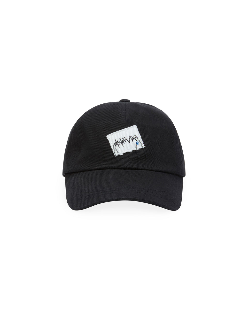 Ader Error - Zigzag Patch Cap (Noir) product image 1 | TRAB K-Fashion Australia