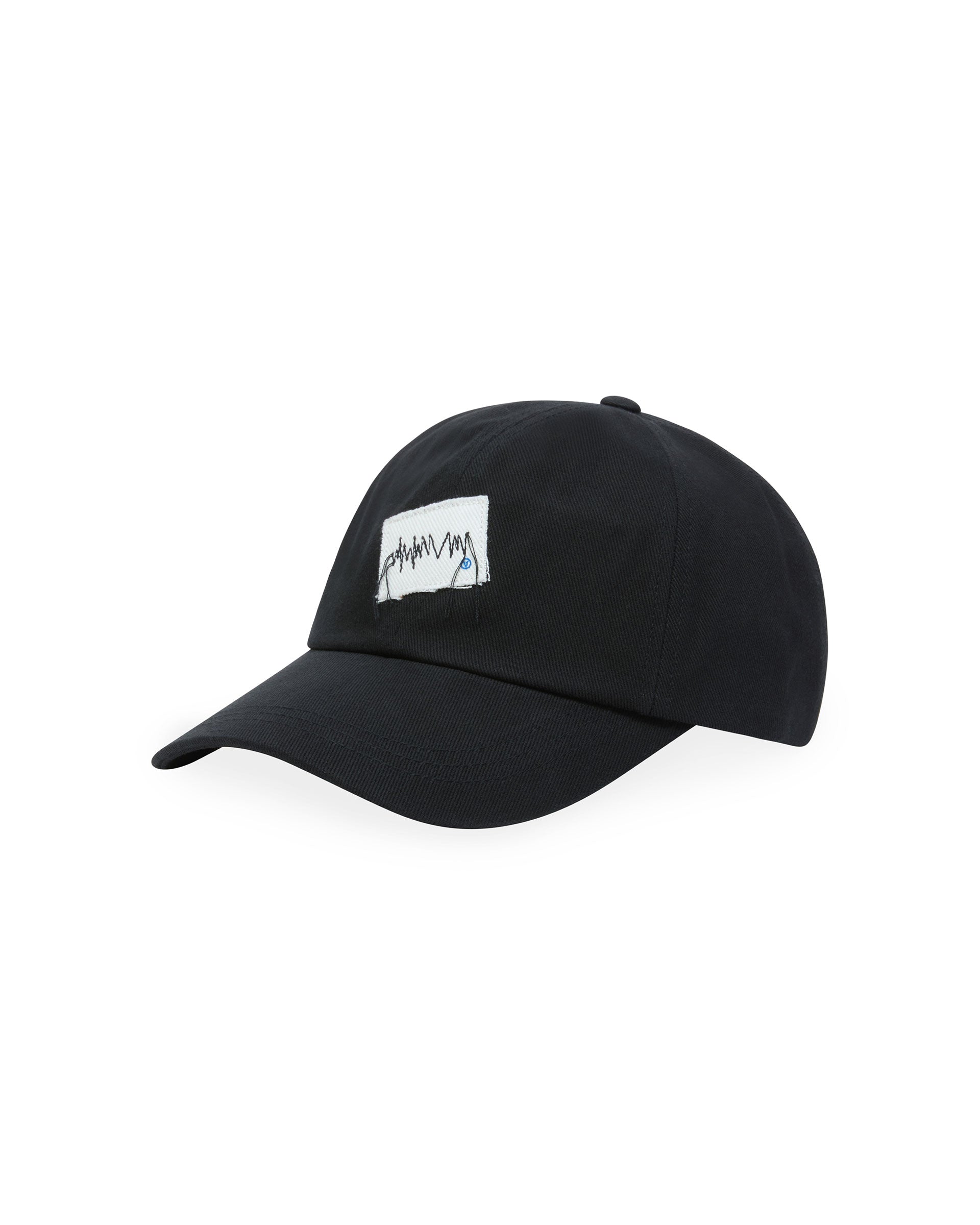 Ader Error - Zigzag Patch Cap (Noir) product image 2 | TRAB K-Fashion Australia