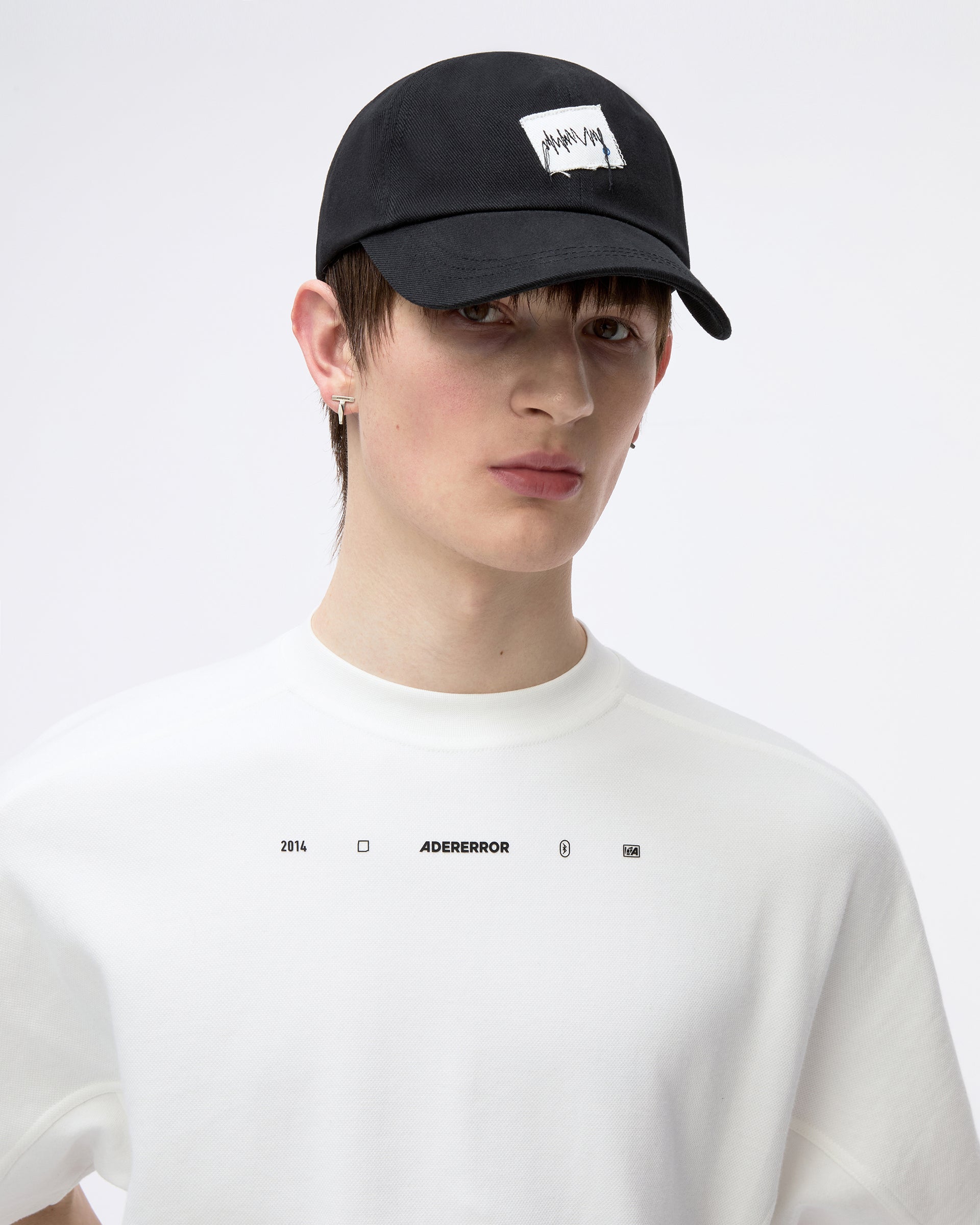 Ader Error - Zigzag Patch Cap (Noir) product image 5 | TRAB K-Fashion Australia