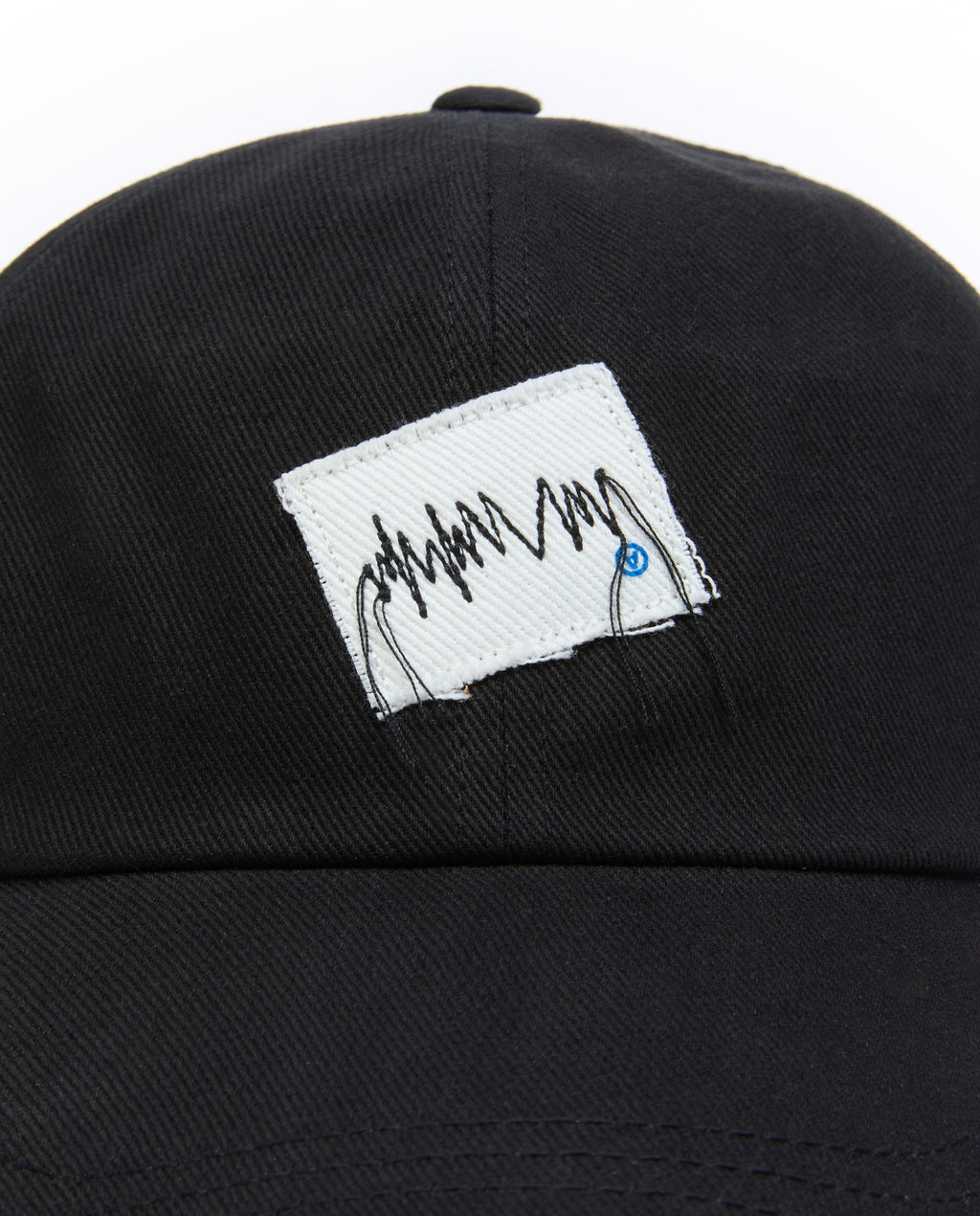 Ader Error - Zigzag Patch Cap (Noir) product image 7 | TRAB K-Fashion Australia