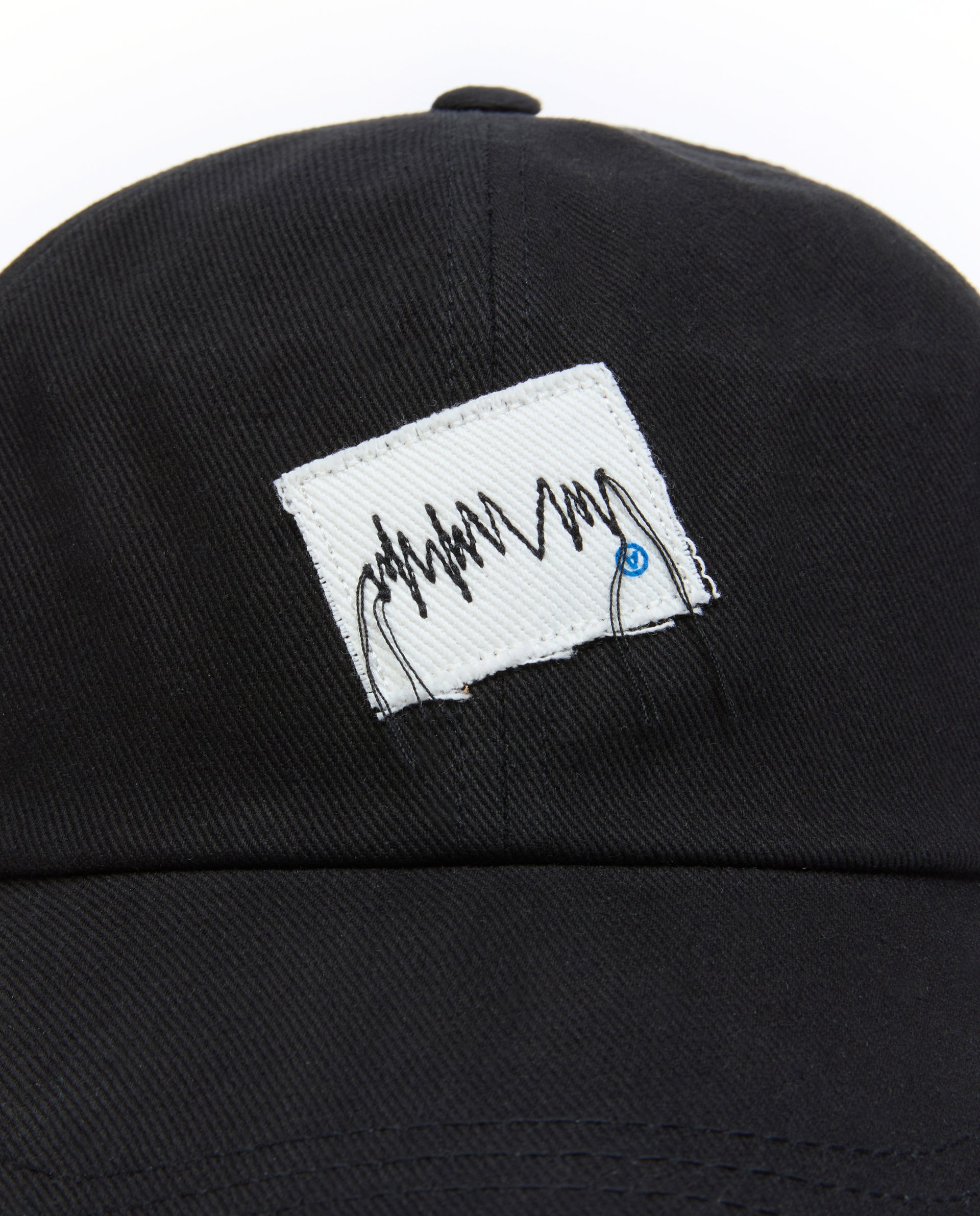 Ader Error - Zigzag Patch Cap (Noir) product image 7 | TRAB K-Fashion Australia