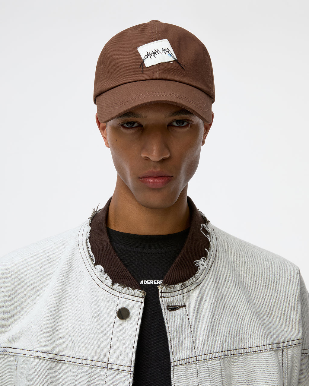 Ader Error - Zigzag Patch Cap (Brown) product image 5 | TRAB K-Fashion Australia