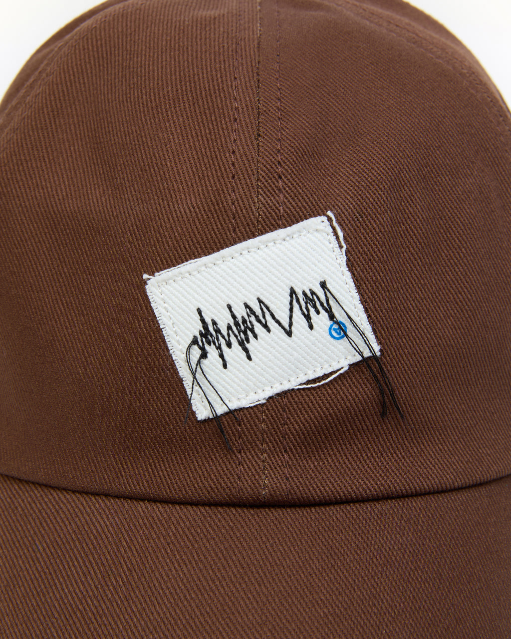 Ader Error - Zigzag Patch Cap (Brown) product image 7 | TRAB K-Fashion Australia