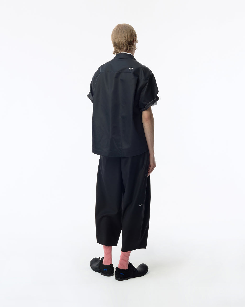 Ader Error - Sig; BK Tag half sleeve shirt 02 (Noir) product image 12 | TRAB K-Fashion Australia
