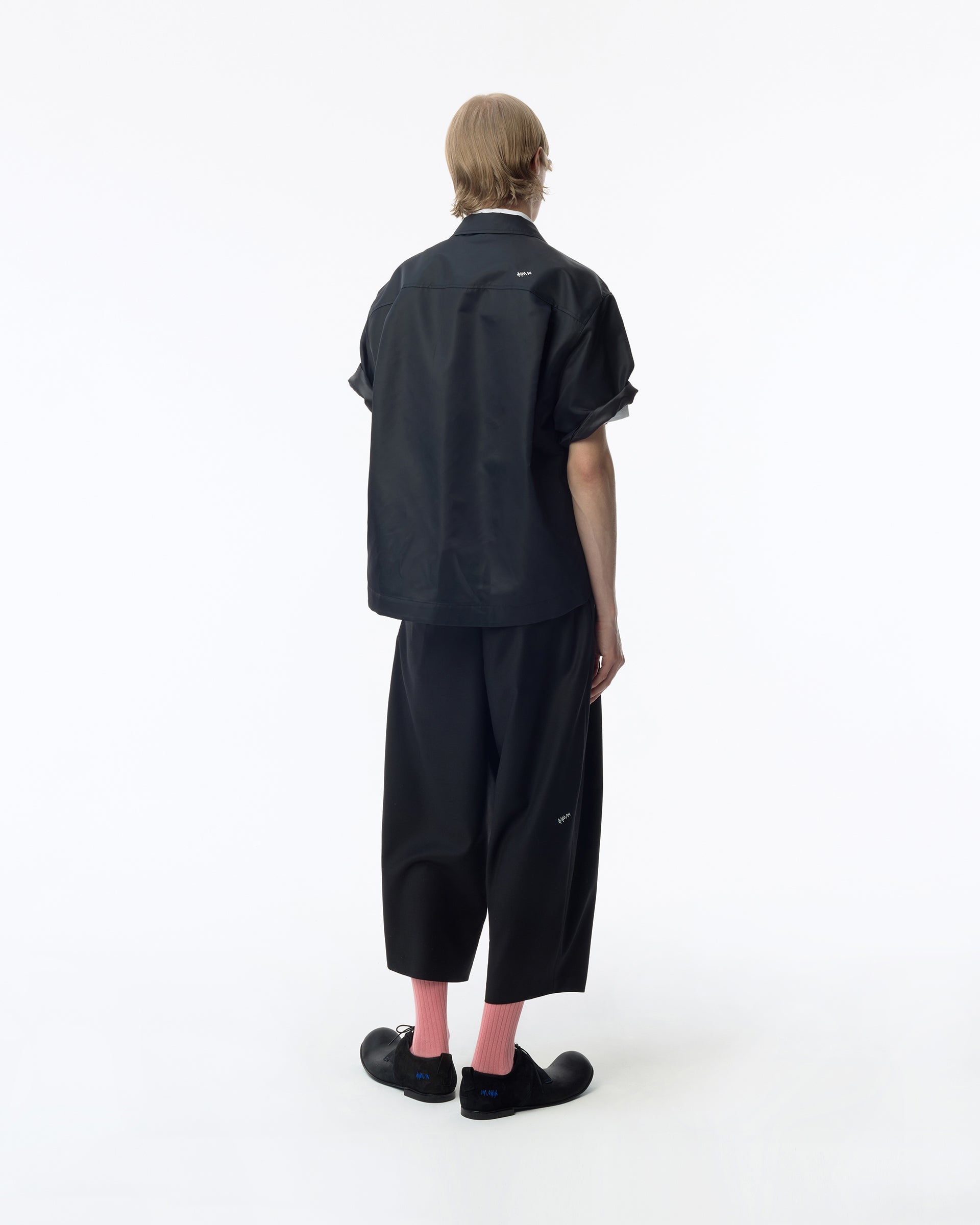 Ader Error - Sig; BK Tag half sleeve shirt 02 (Noir) product image 12 | TRAB K-Fashion Australia