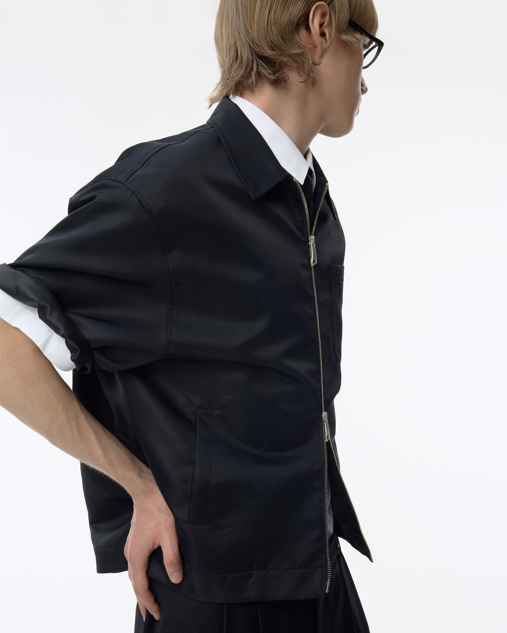 Ader Error - Sig; BK Tag half sleeve shirt 02 (Noir) product image 14 | TRAB K-Fashion Australia