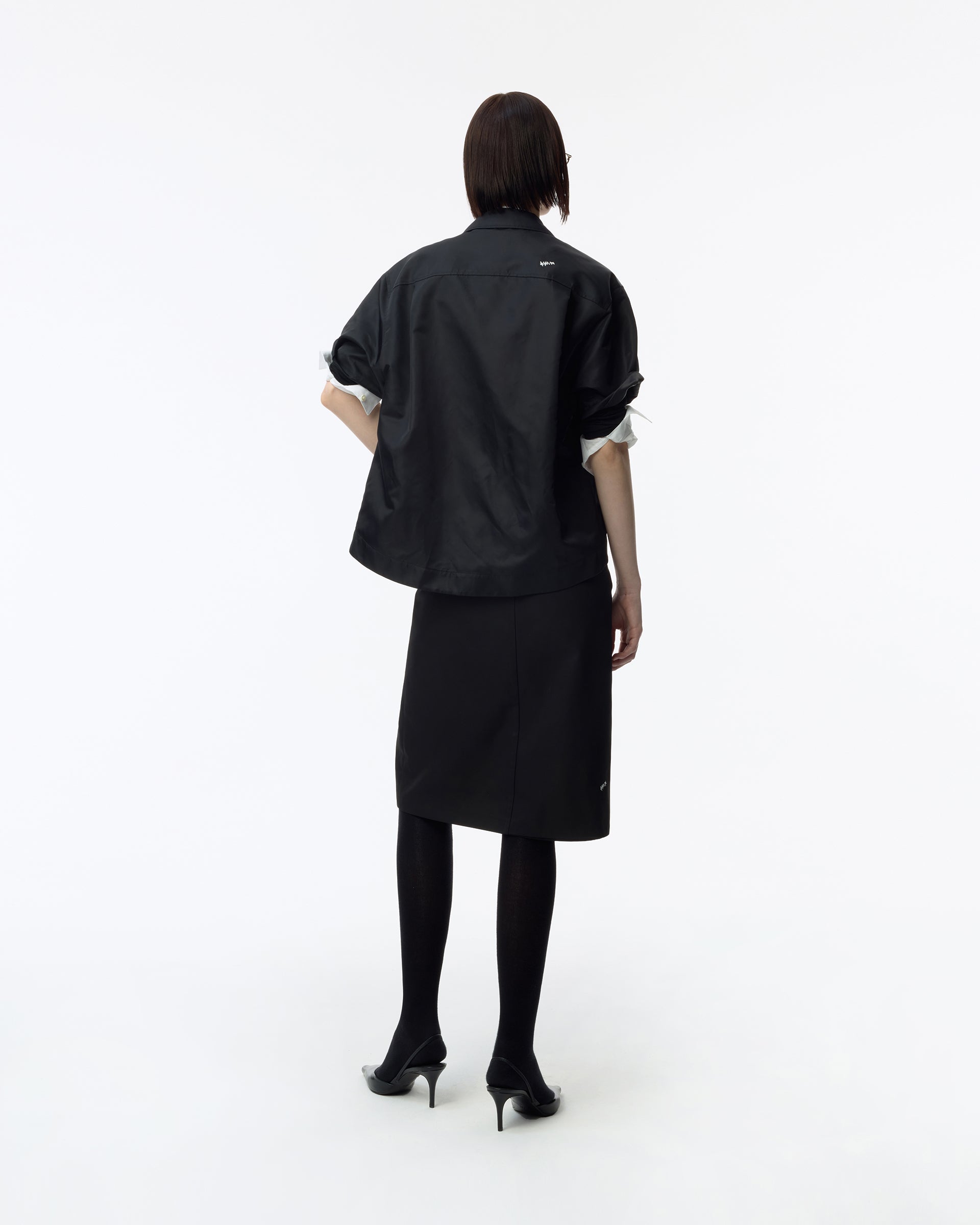 Ader Error - Sig; BK Tag half sleeve shirt 02 (Noir) product image 2 | TRAB K-Fashion Australia