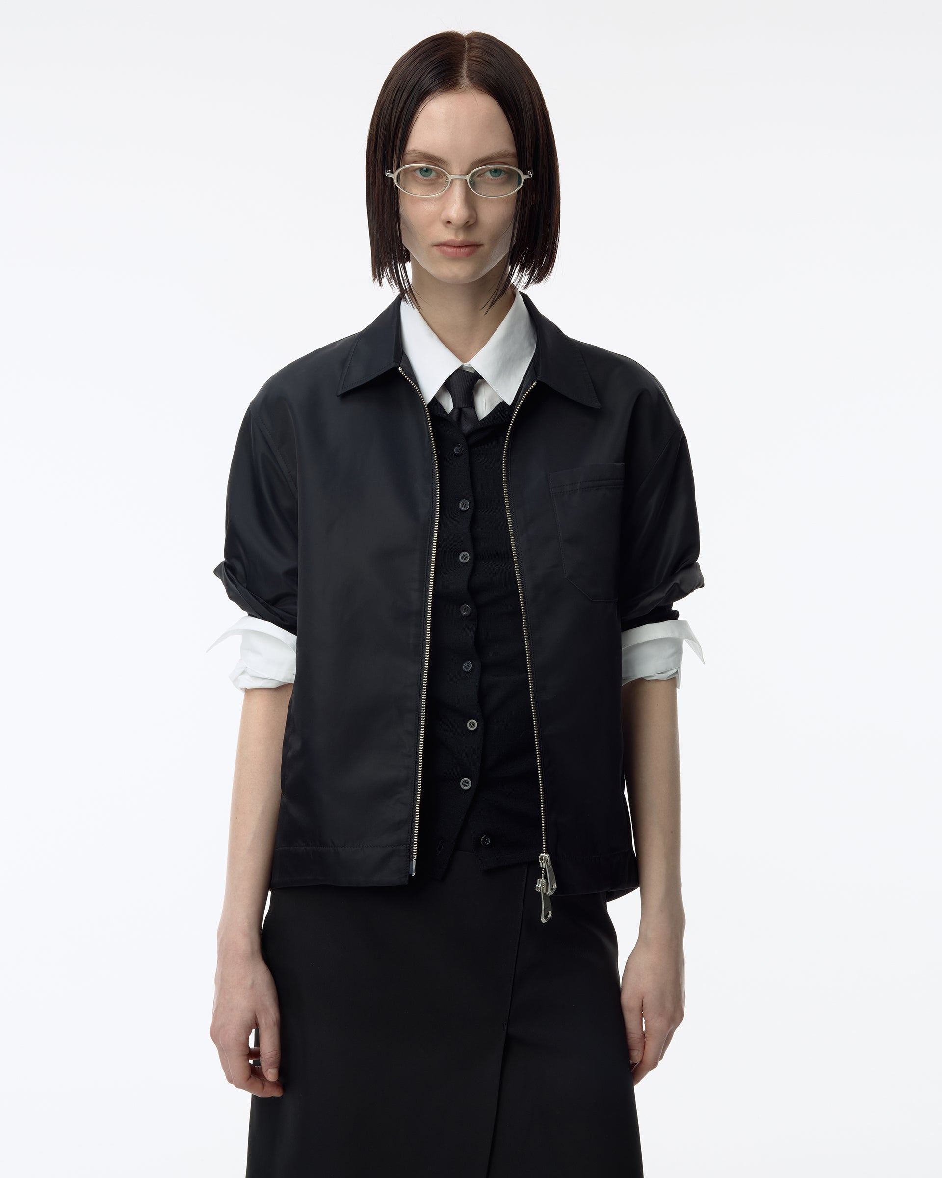 Ader Error - Sig; BK Tag half sleeve shirt 02 (Noir) product image 3 | TRAB K-Fashion Australia