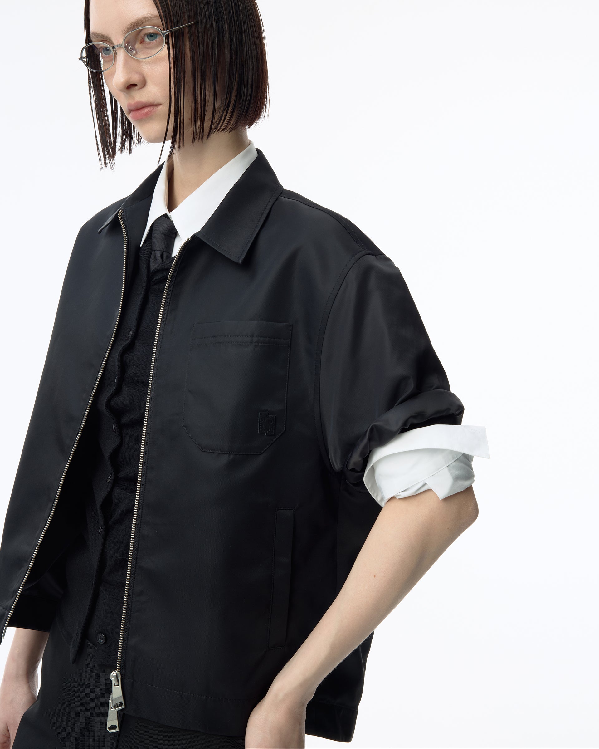 Ader Error - Sig; BK Tag half sleeve shirt 02 (Noir) product image 4 | TRAB K-Fashion Australia