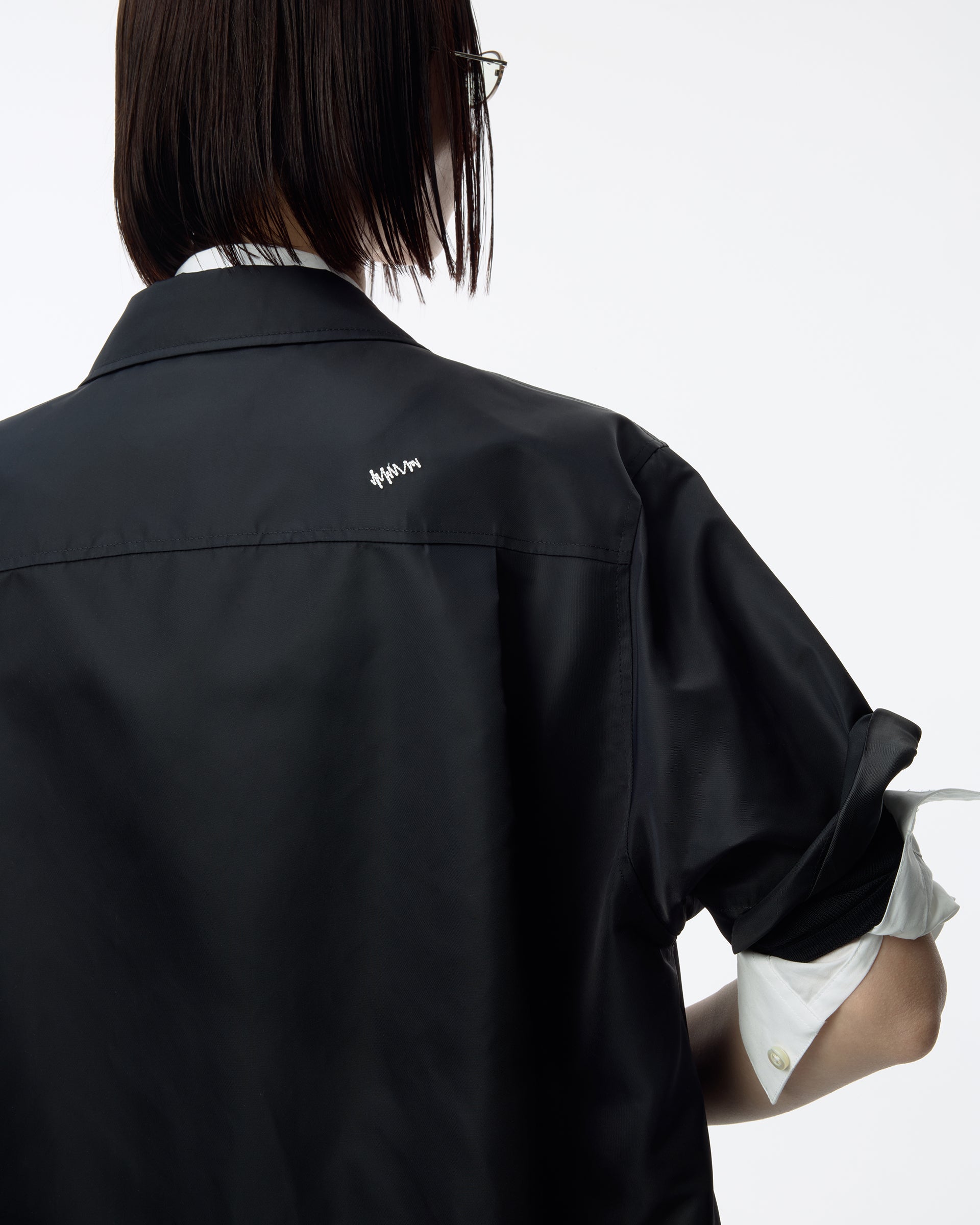 Ader Error - Sig; BK Tag half sleeve shirt 02 (Noir) product image 7 | TRAB K-Fashion Australia