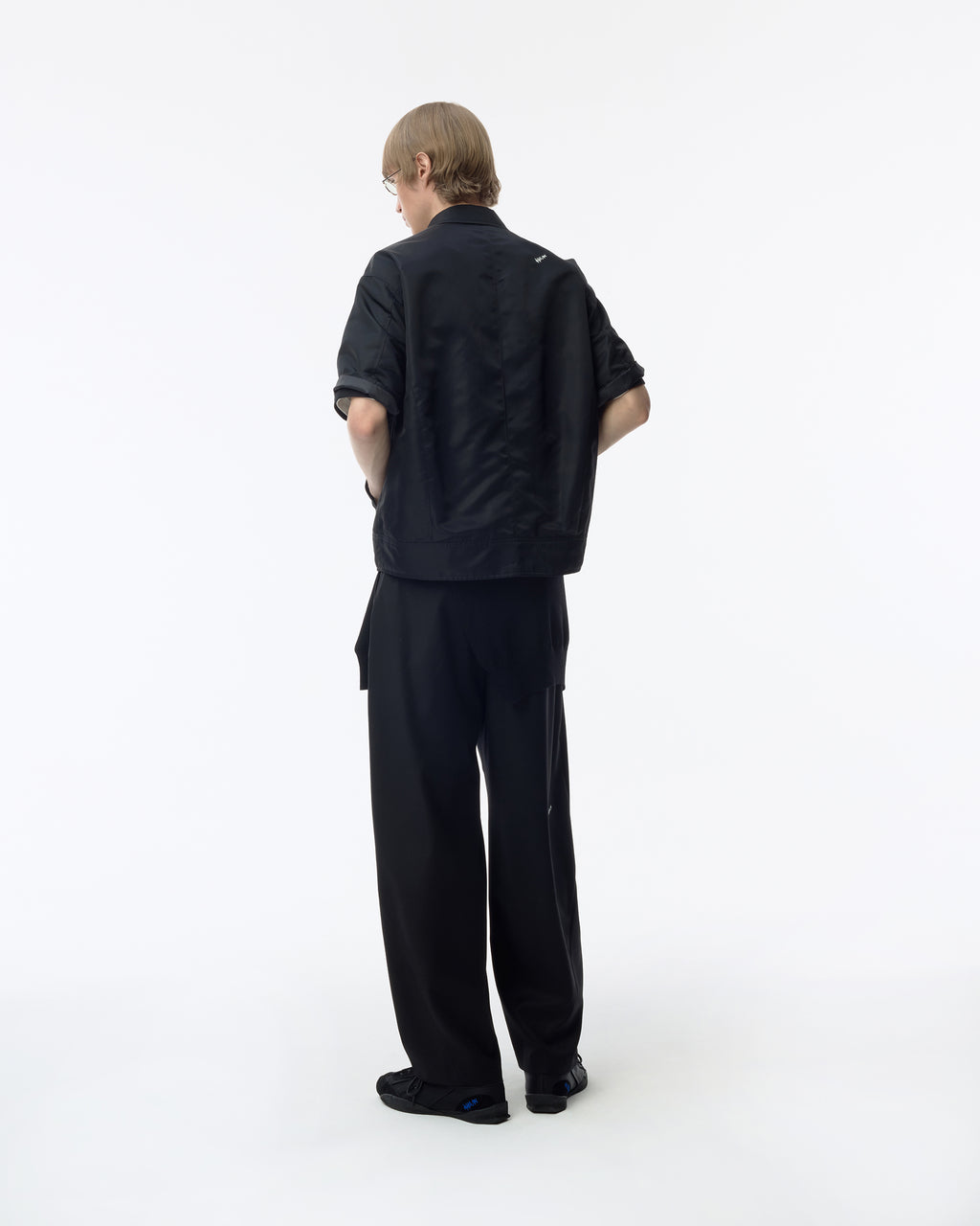 Ader Error - Sig; BK Tag half sleeve shirt 01 (Noir) product image 12 | TRAB K-Fashion Australia