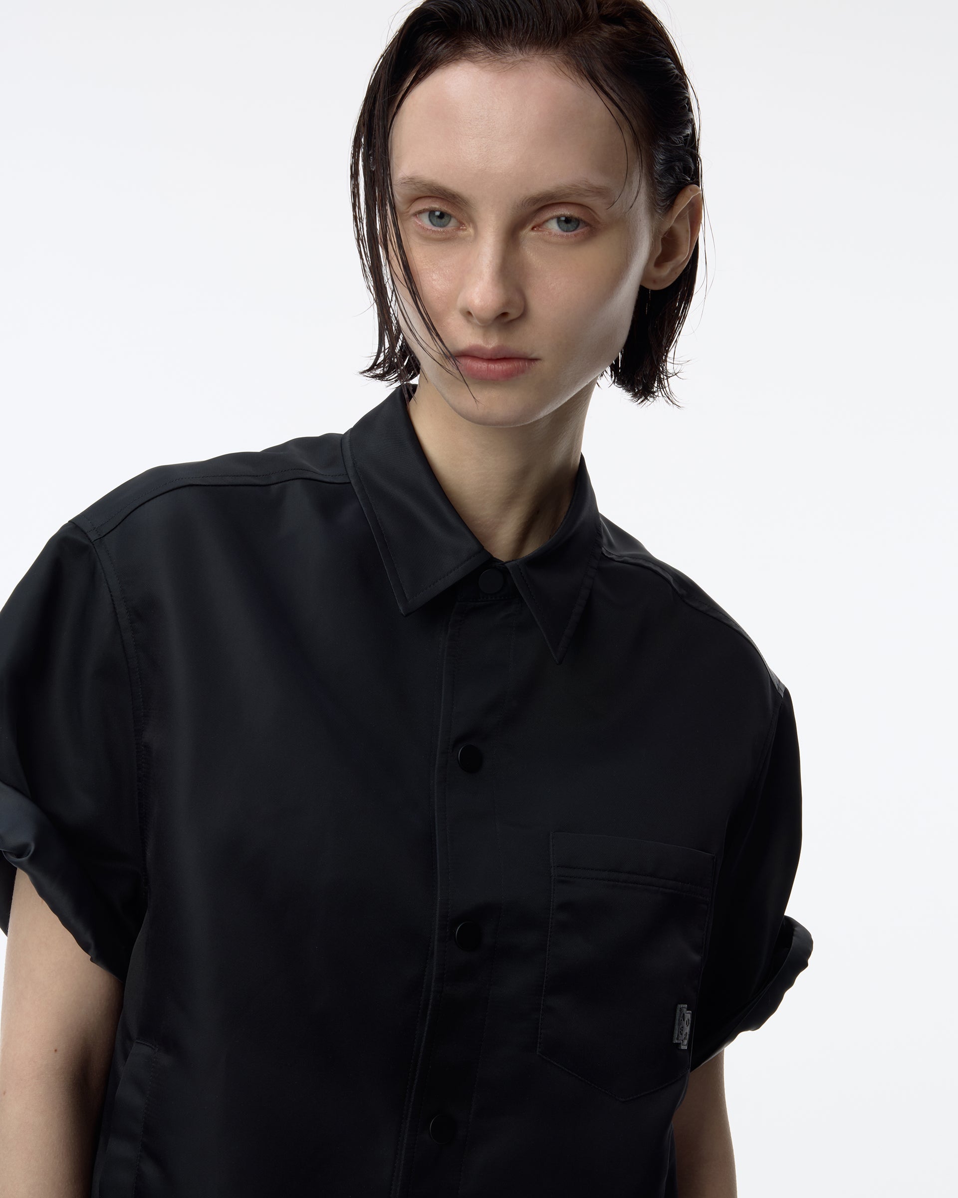 Ader Error - Sig; BK Tag half sleeve shirt 01 (Noir) product image 7 | TRAB K-Fashion Australia