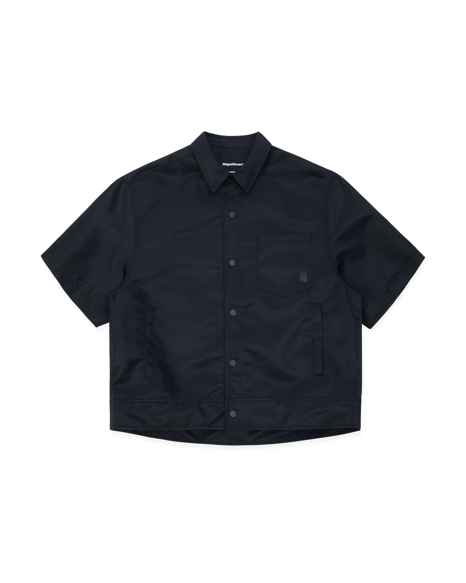 Ader Error - Sig; BK Tag half sleeve shirt 01 (Noir) product image 8 | TRAB K-Fashion Australia