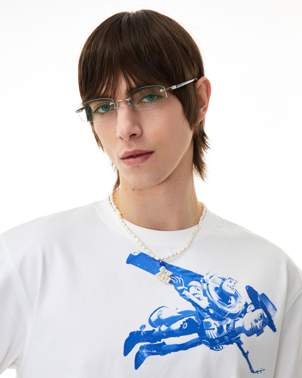 Ader Error - Woody & Buzz t-shirt 01​ (Off White) product image 2 | TRAB K-Fashion Australia