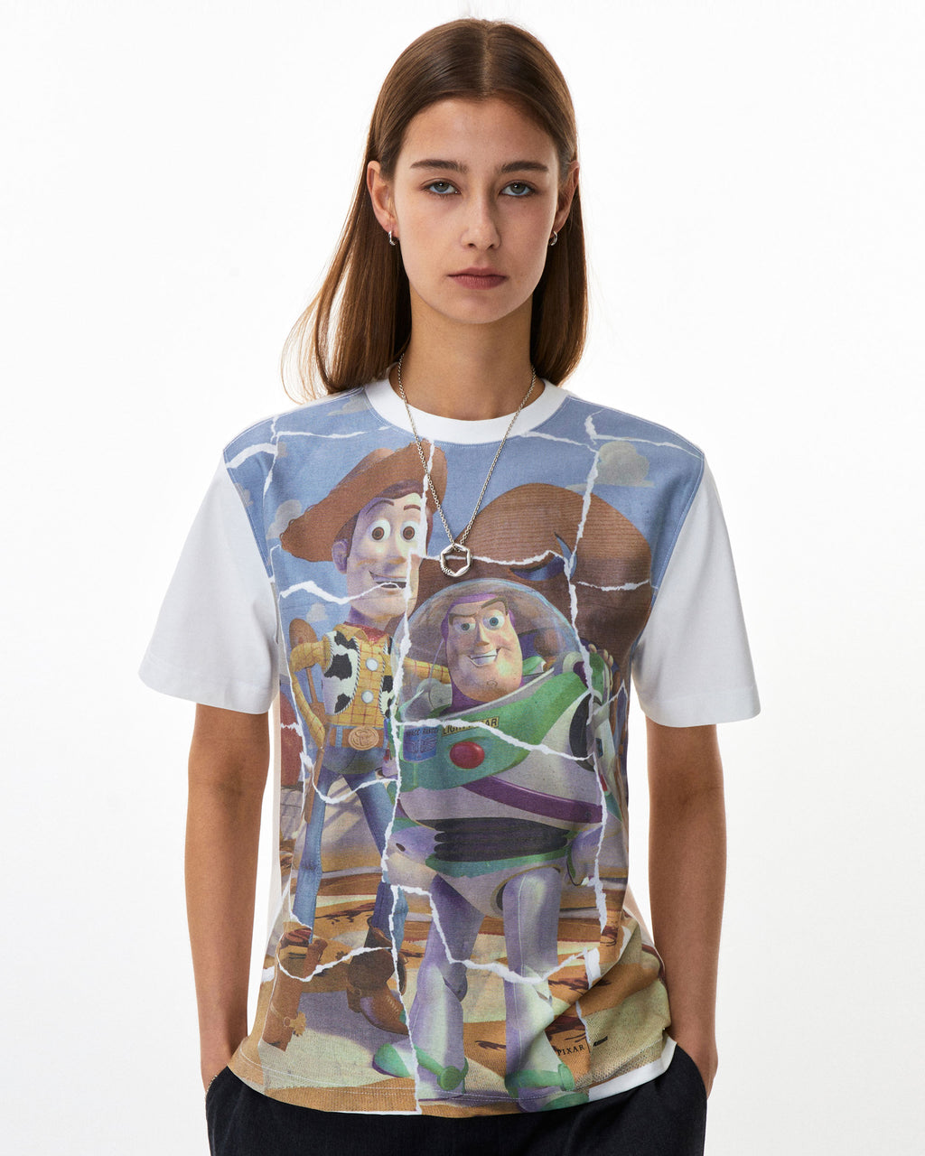 Ader Error - Woody & Buzz t-shirt 02 (Off White) product image 2 | TRAB K-Fashion Australia