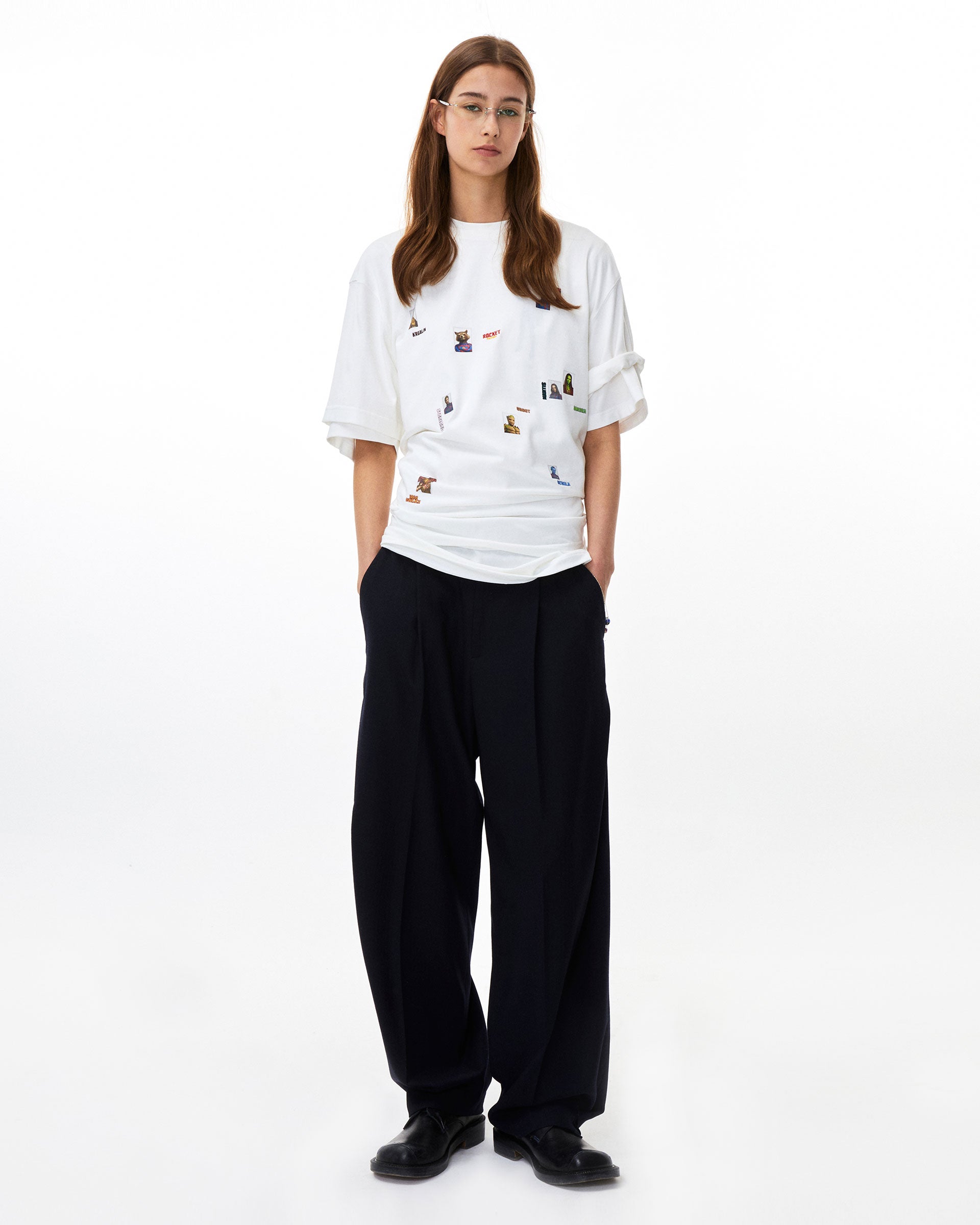 Ader Error - Guardians of the Galaxy t-shirt 01​ (Off White) product image 1 | TRAB K-Fashion Australia