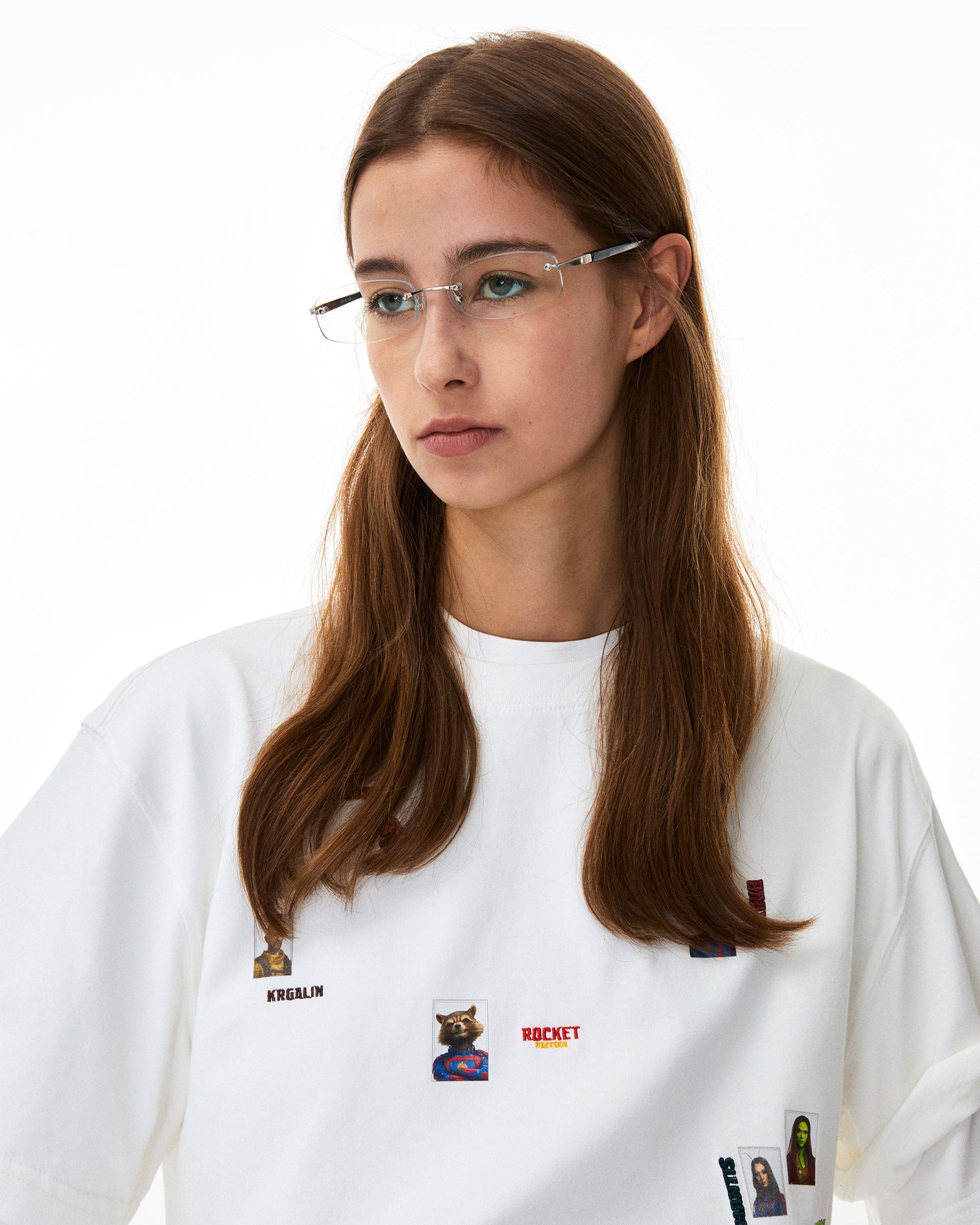 Ader Error - Guardians of the Galaxy t-shirt 01​ (Off White) product image 2 | TRAB K-Fashion Australia