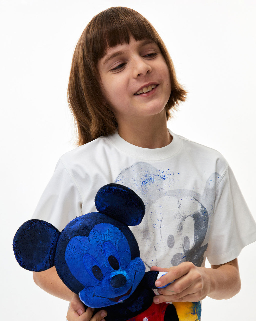 Ader Error - Mickey Mouse t-shirt 01​(Kids) (Off White) product image 2 | TRAB K-Fashion Australia