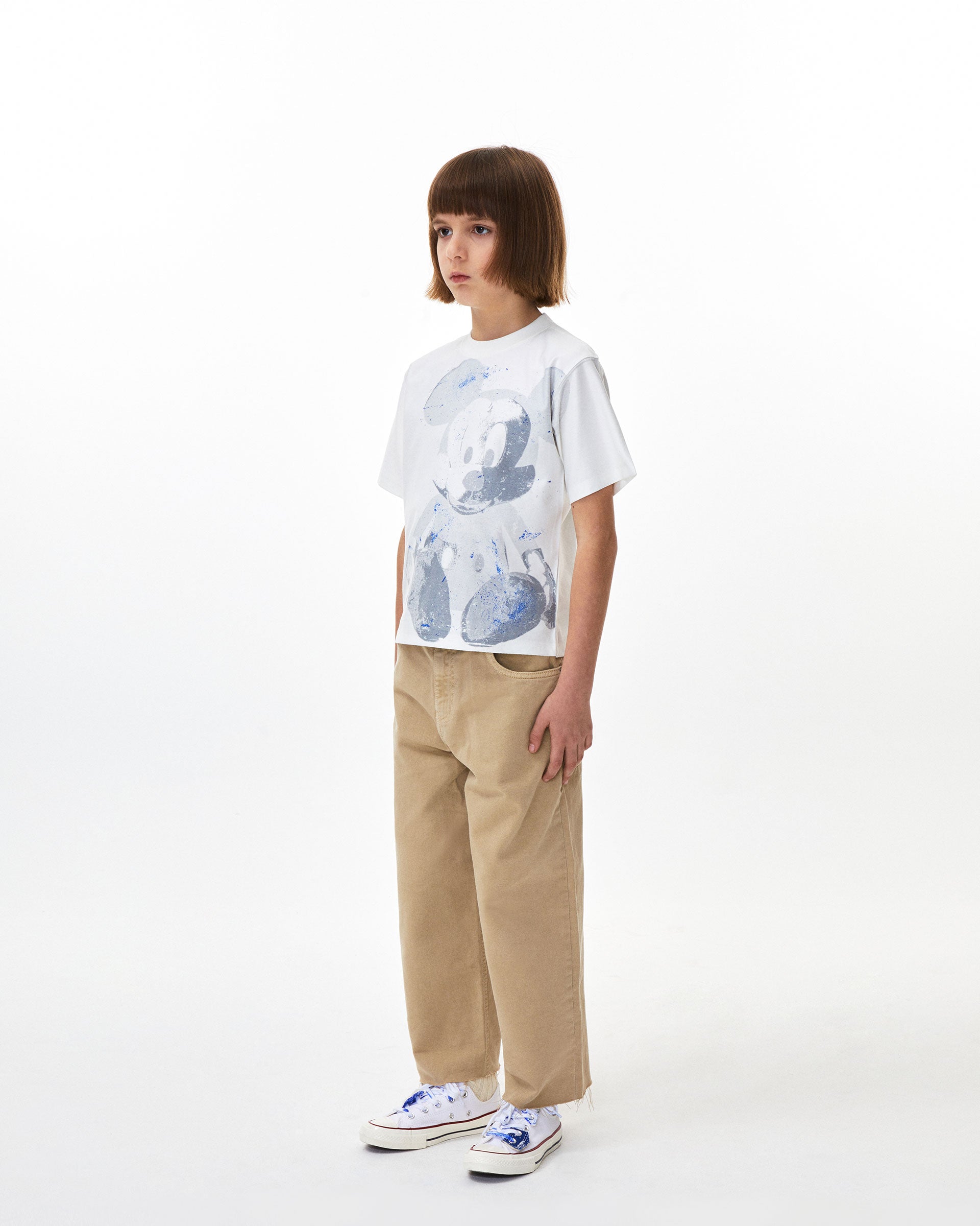 Ader Error - Mickey Mouse t-shirt 01​(Kids) (Off White) product image 4 | TRAB K-Fashion Australia