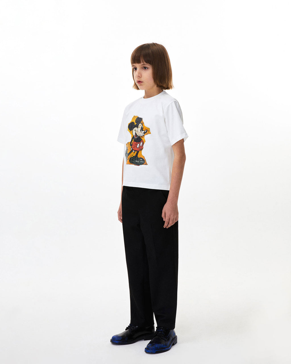 Ader Error - Mickey Mouse T-shirt 02​(Kids) (Off White) product image 4 | TRAB K-Fashion Australia