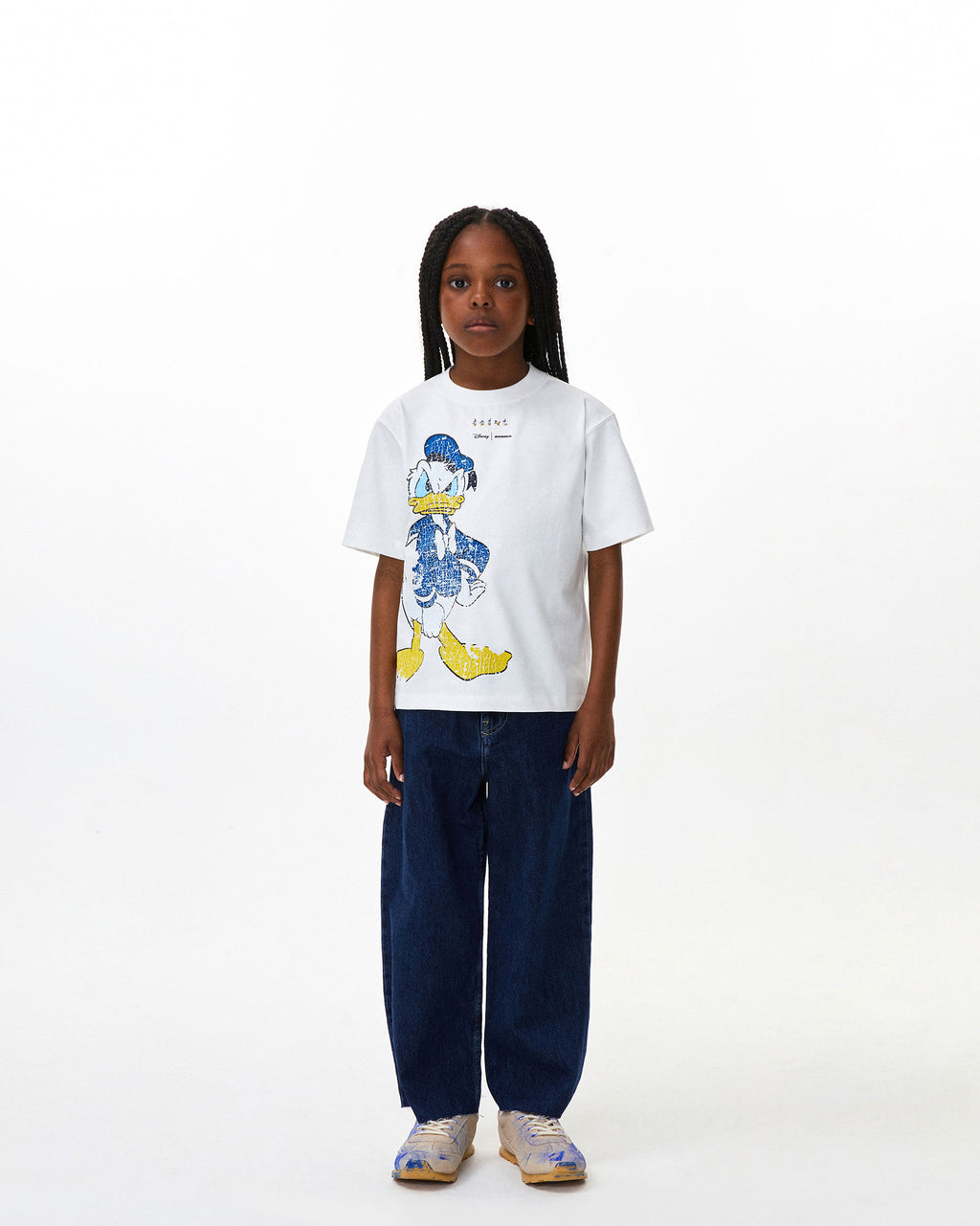 Ader Error - Donald Duck t-shirt 01​(Kids) (Off White) product image 3 | TRAB K-Fashion Australia