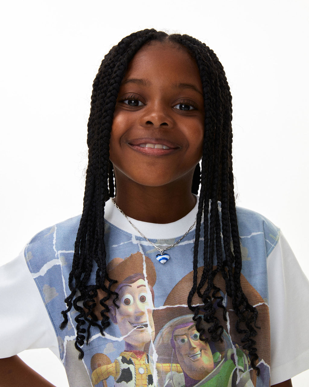 Ader Error - Woody & Buzz t-shirt 02(Kids) (Off White) product image 2 | TRAB K-Fashion Australia