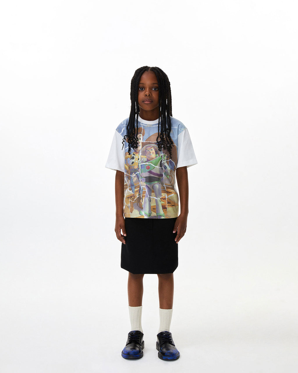 Ader Error - Woody & Buzz t-shirt 02(Kids) (Off White) product image 3 | TRAB K-Fashion Australia