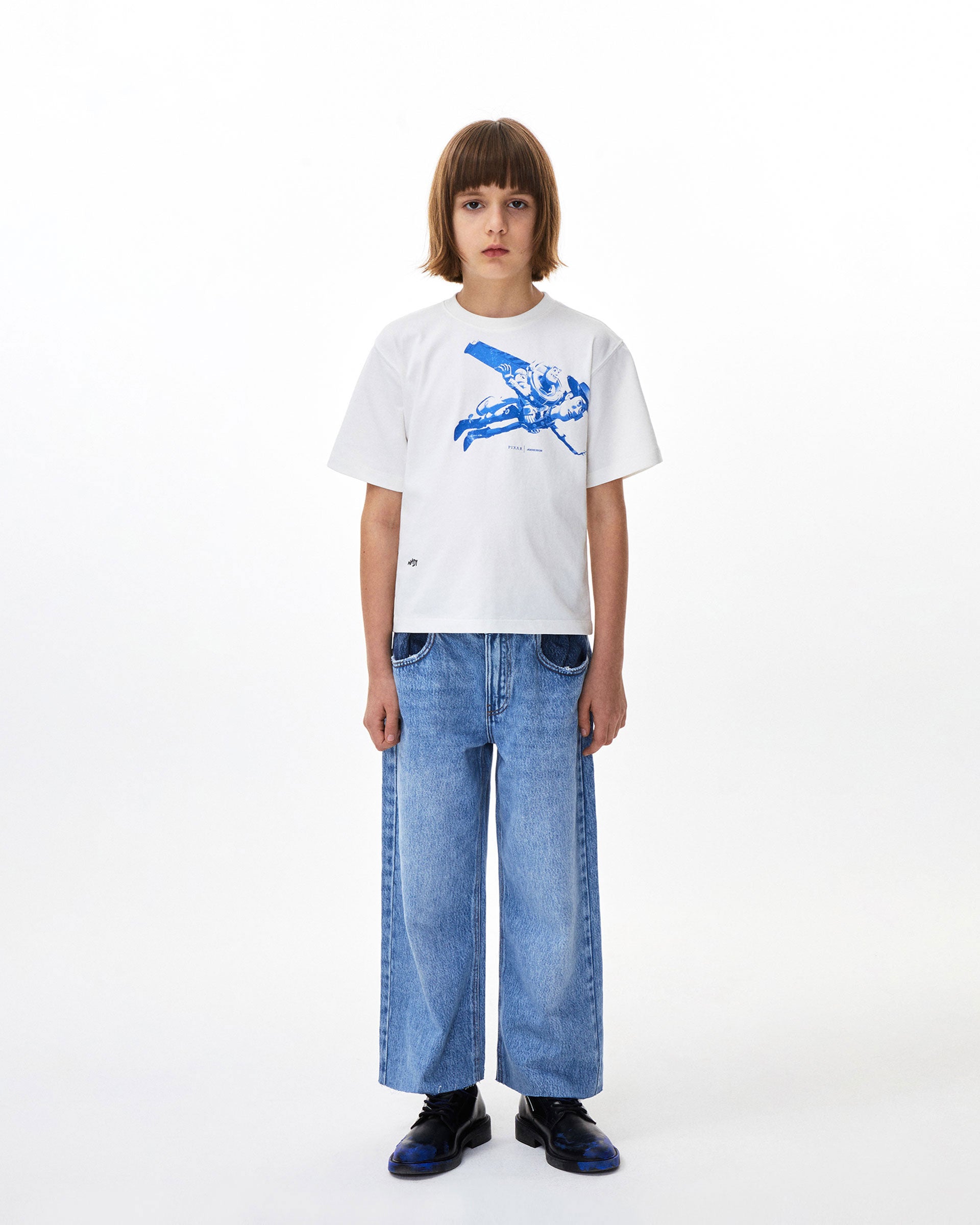 Ader Error - Woody & Buzz t-shirt 01(Kids) (Off White) product image 3 | TRAB K-Fashion Australia