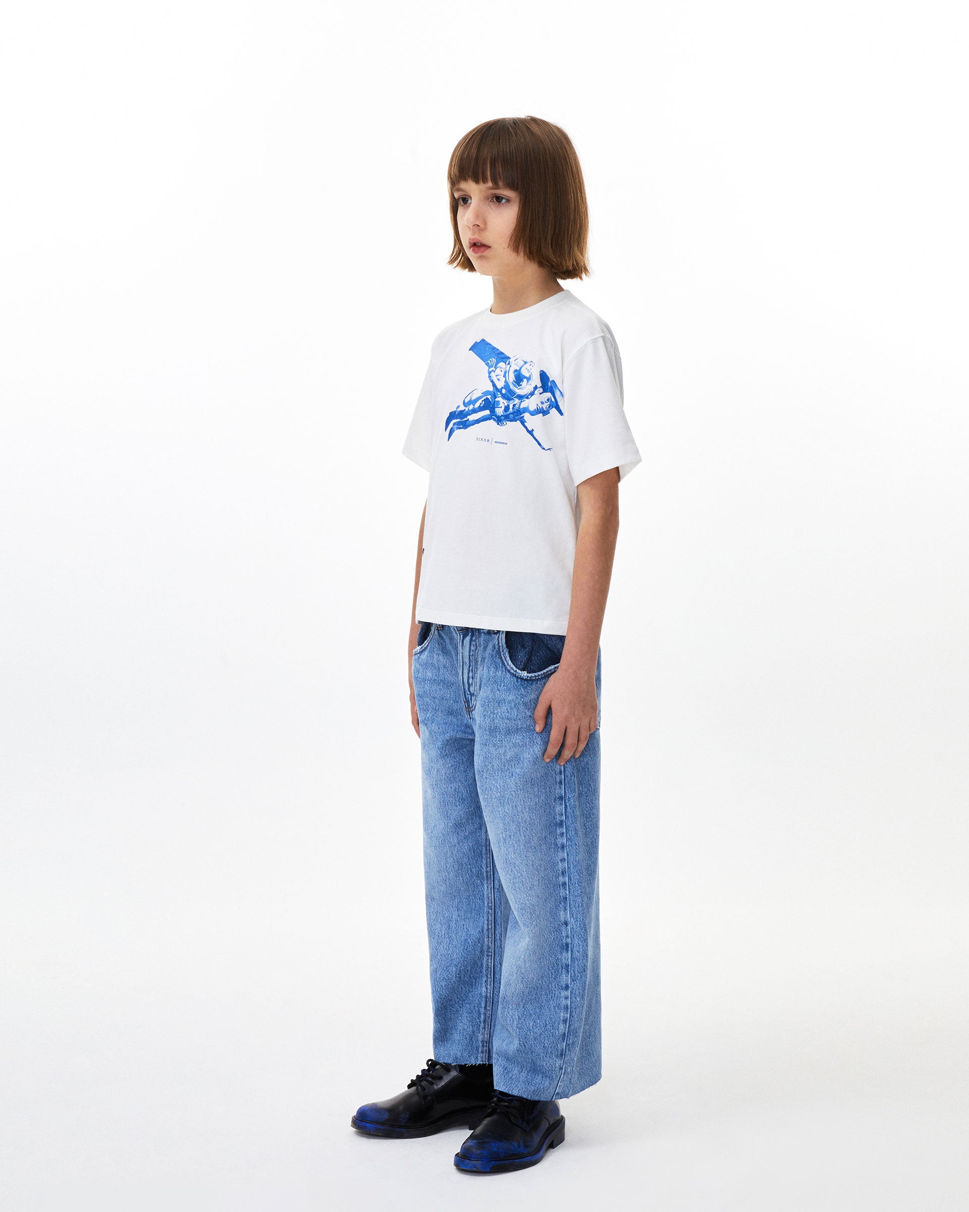 Ader Error - Woody & Buzz t-shirt 01(Kids) (Off White) product image 4 | TRAB K-Fashion Australia