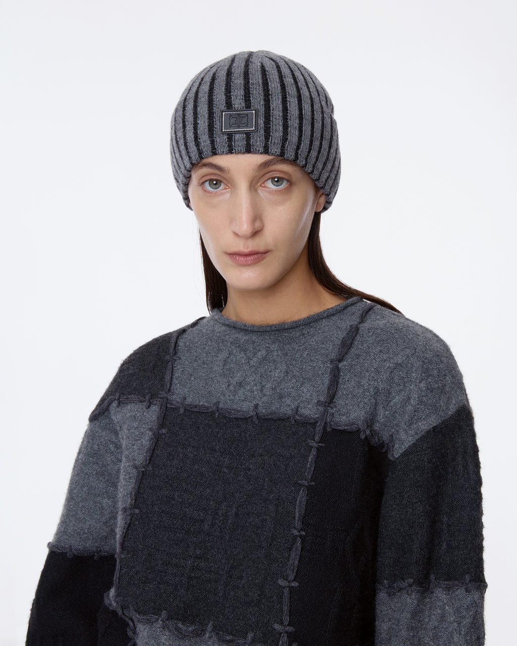 Ader Error - Beanie Product. 4 (Charcoal) product image 6 | TRAB K-Fashion Australia