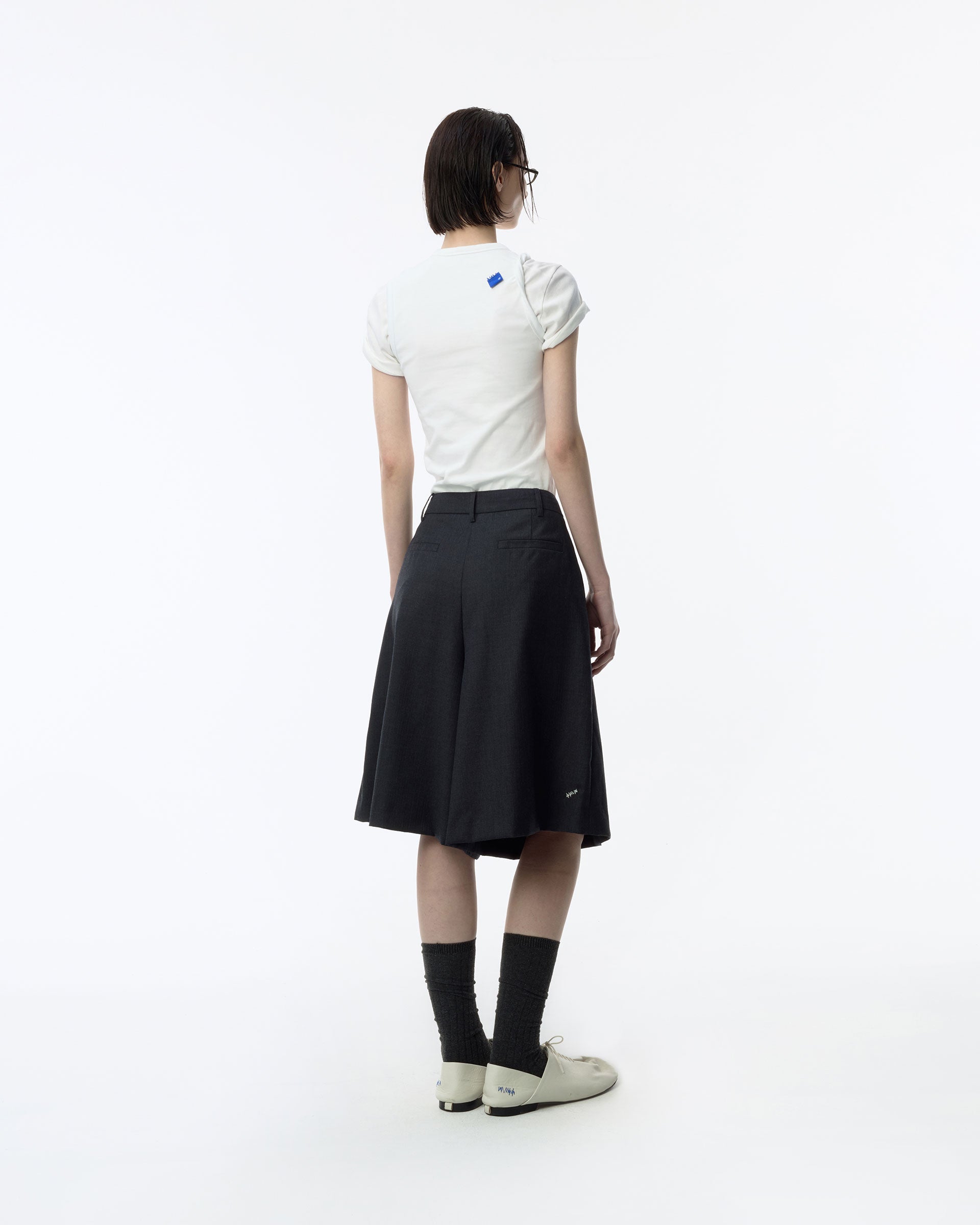 Ader Error - Sig; BK Tag shorts 02 (Gray) product image 2 | TRAB K-Fashion Australia