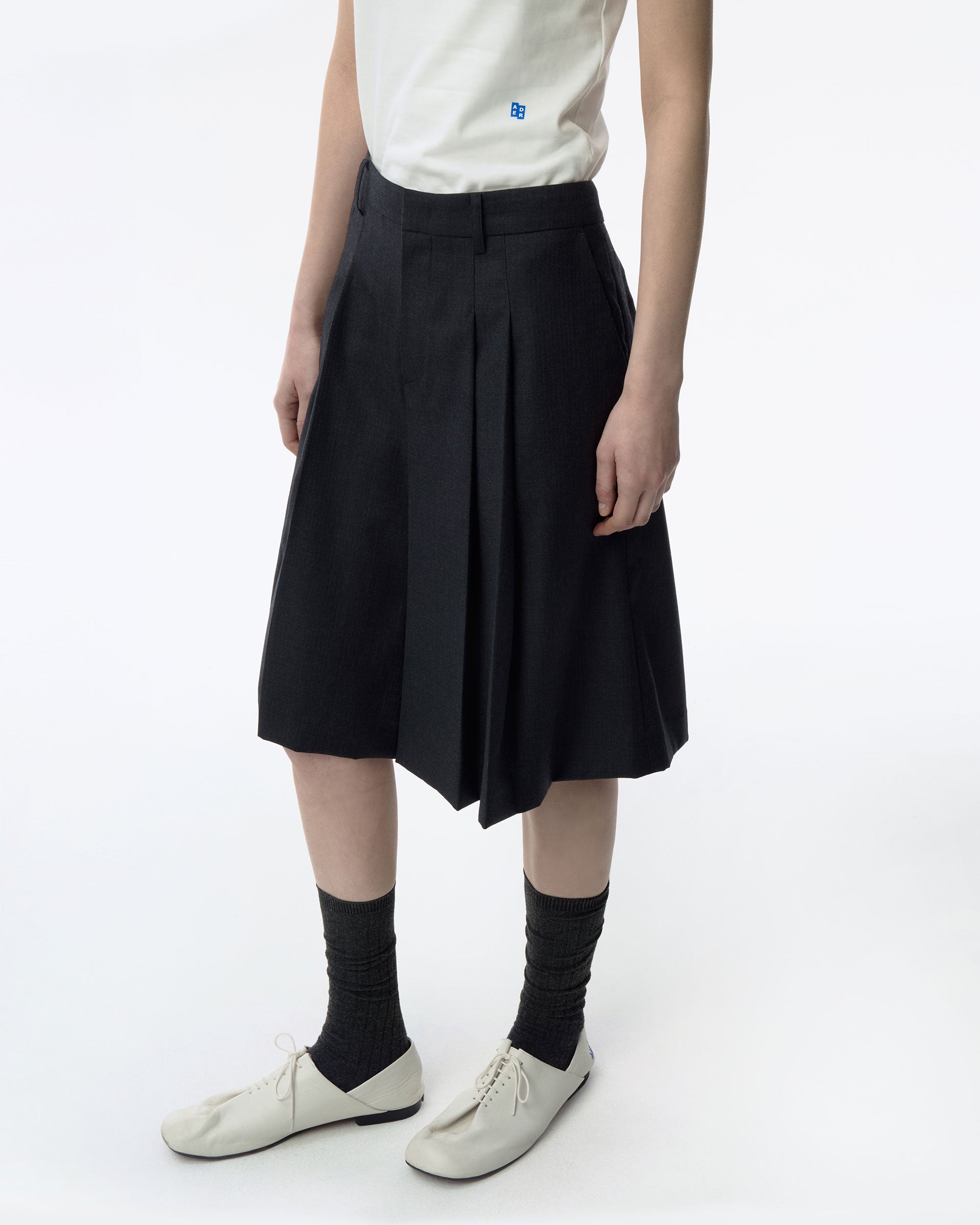 Ader Error - Sig; BK Tag shorts 02 (Gray) product image 5 | TRAB K-Fashion Australia