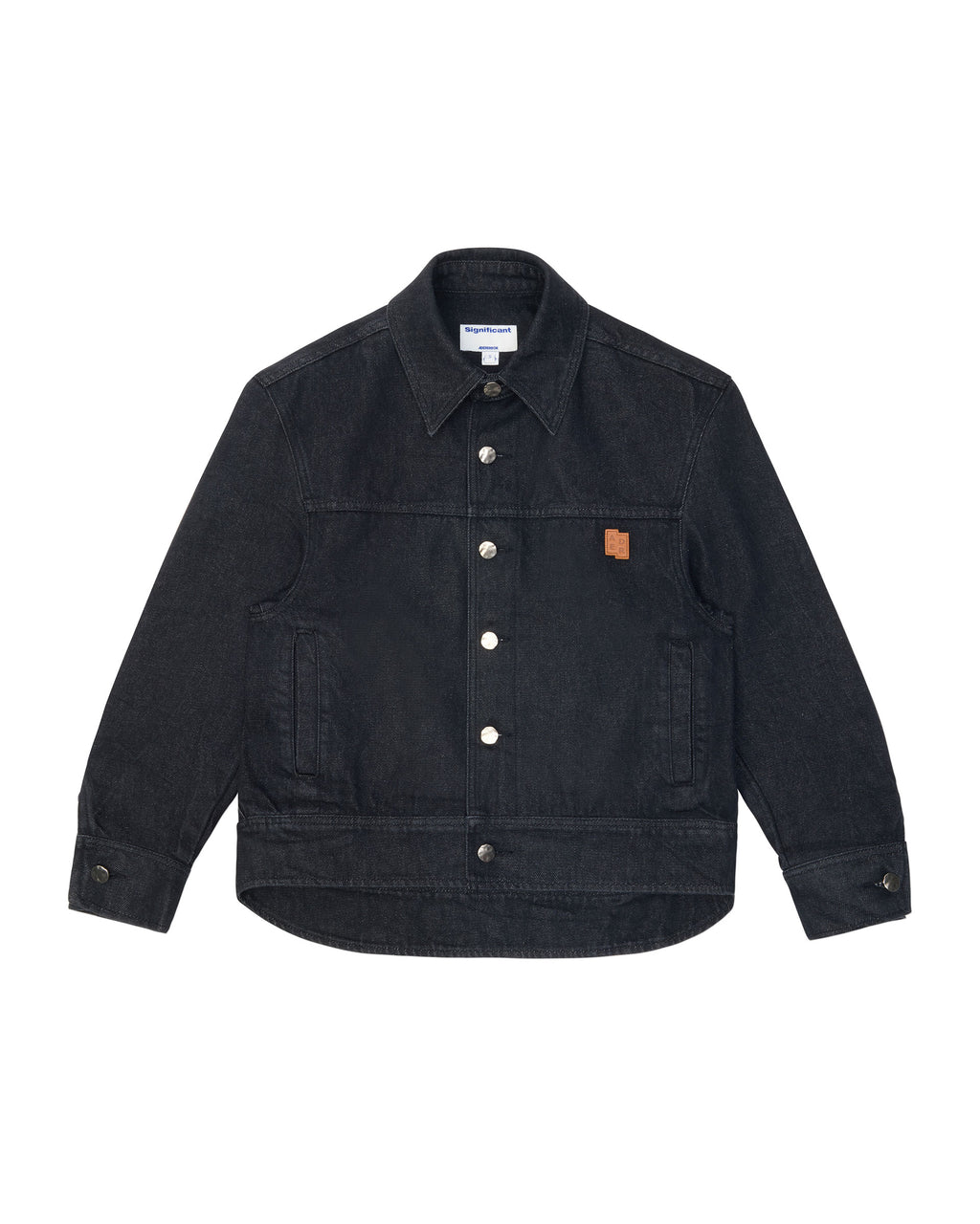 Ader Error - Sig; SV Tag Trucker jacket 01 (Noir) product image 15 | TRAB K-Fashion Australia