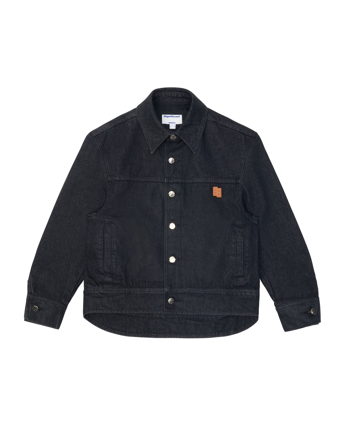 Ader Error - Sig; SV Tag Trucker jacket 01 (Noir) product image 15 | TRAB K-Fashion Australia