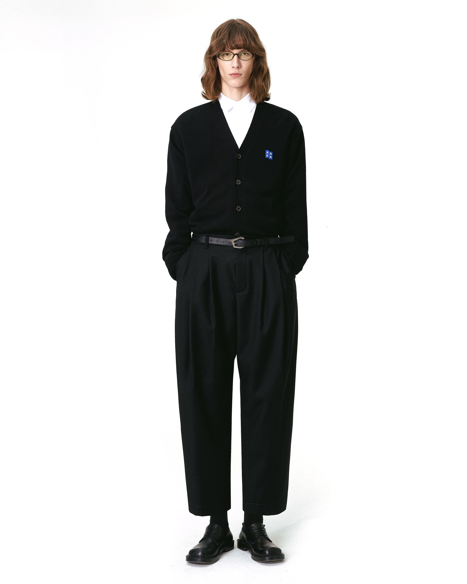Ader Error - Sig; BL Tag cardigan 01 (Noir) product image 5 | TRAB K-Fashion Australia