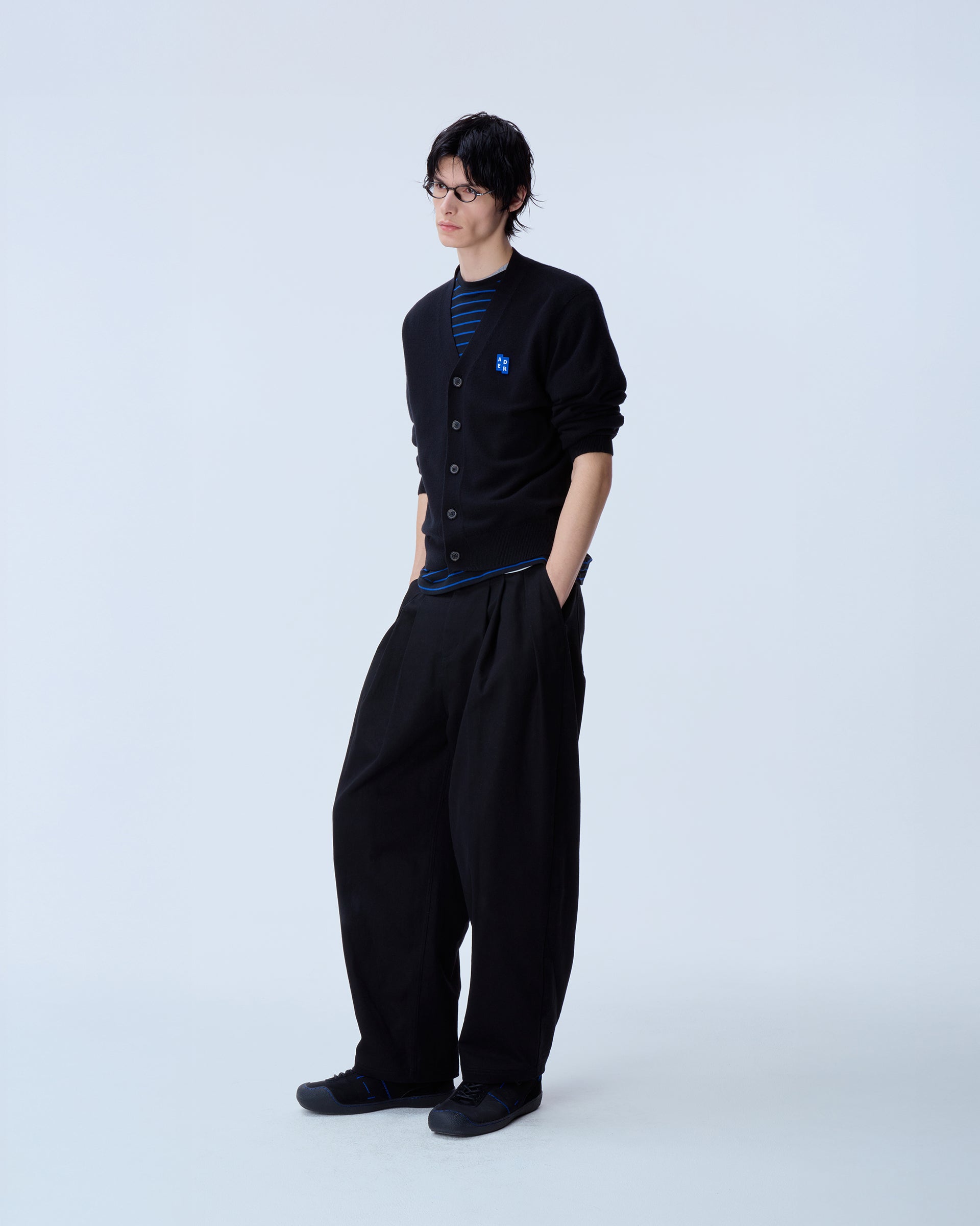 Ader Error - Sig; BL Tag cardigan 01 (Noir) product image 9 | TRAB K-Fashion Australia