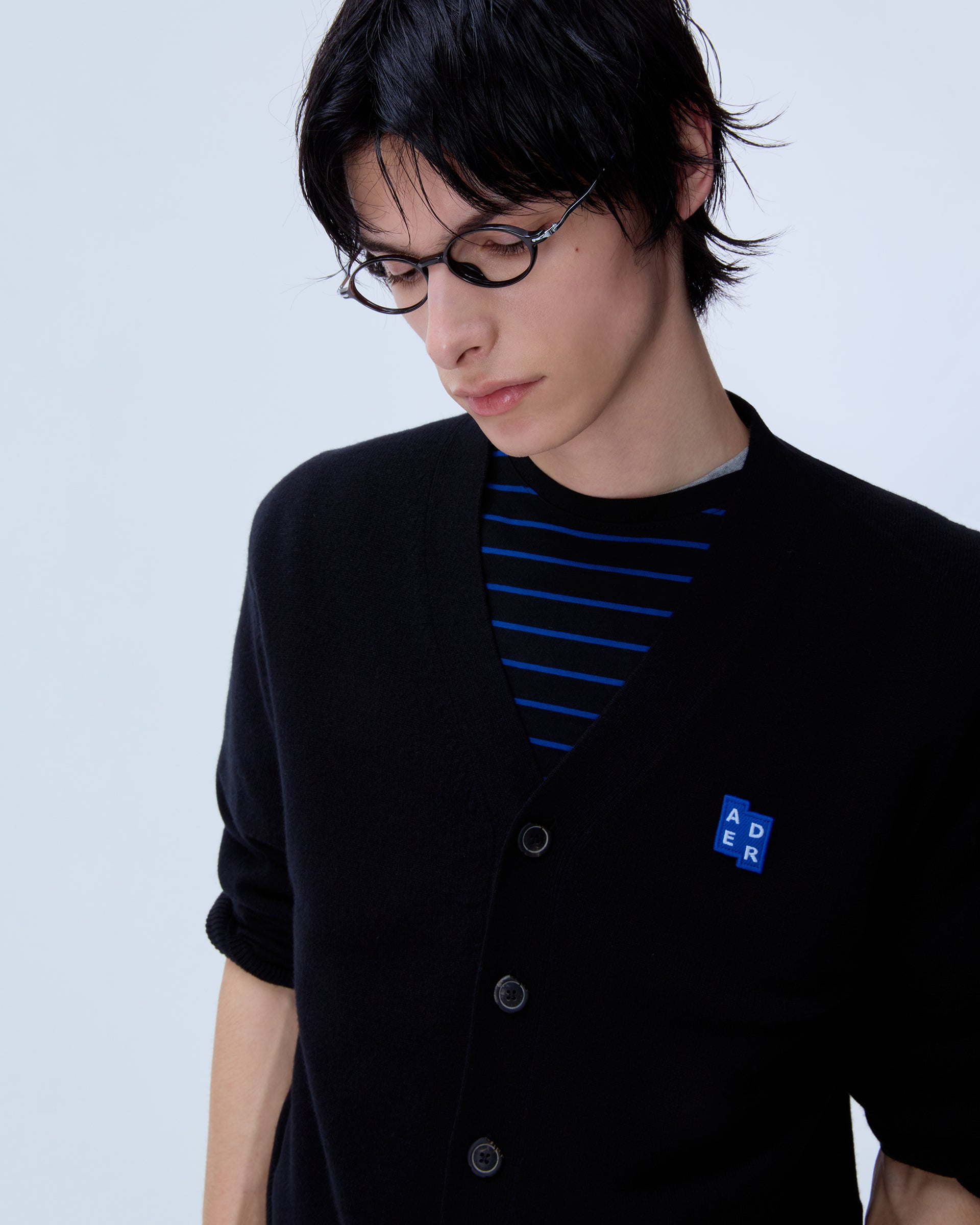 Ader Error - Sig; BL Tag cardigan 01 (Noir) product image 11 | TRAB K-Fashion Australia