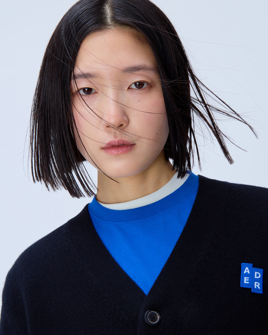 Ader Error - Sig; BL Tag cardigan 01 (Noir) product image 5 | TRAB K-Fashion Australia