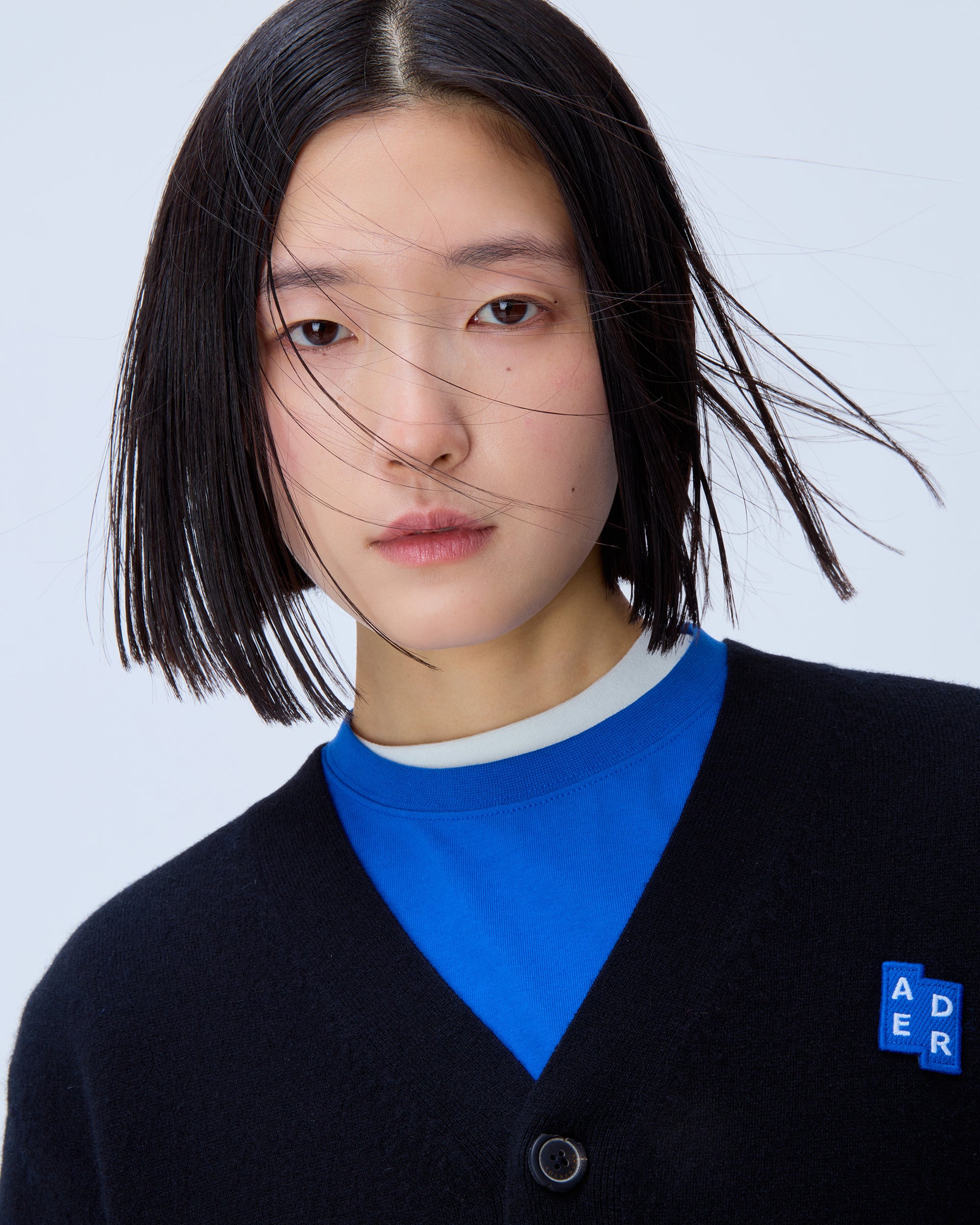 Ader Error - Sig; BL Tag cardigan 01 (Noir) product image 5 | TRAB K-Fashion Australia