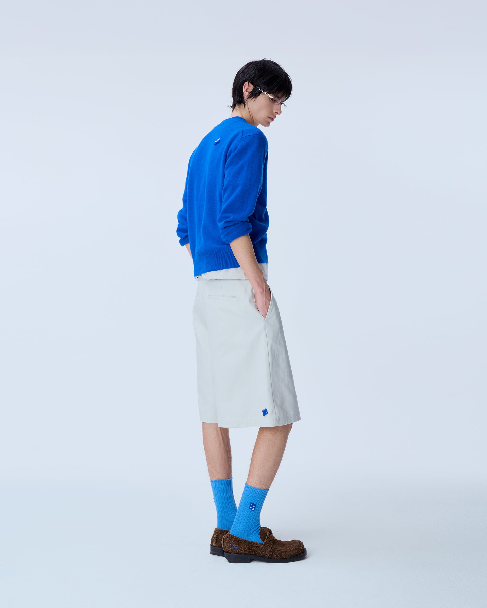 Ader Error - Sig; BL Tag cardigan 01 (Z-Blue) product image 12 | TRAB K-Fashion Australia