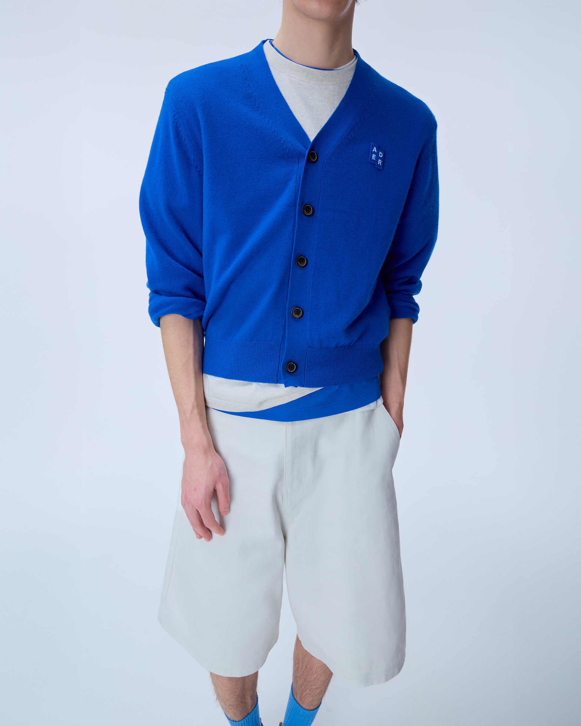 Ader Error - Sig; BL Tag cardigan 01 (Z-Blue) product image 14 | TRAB K-Fashion Australia